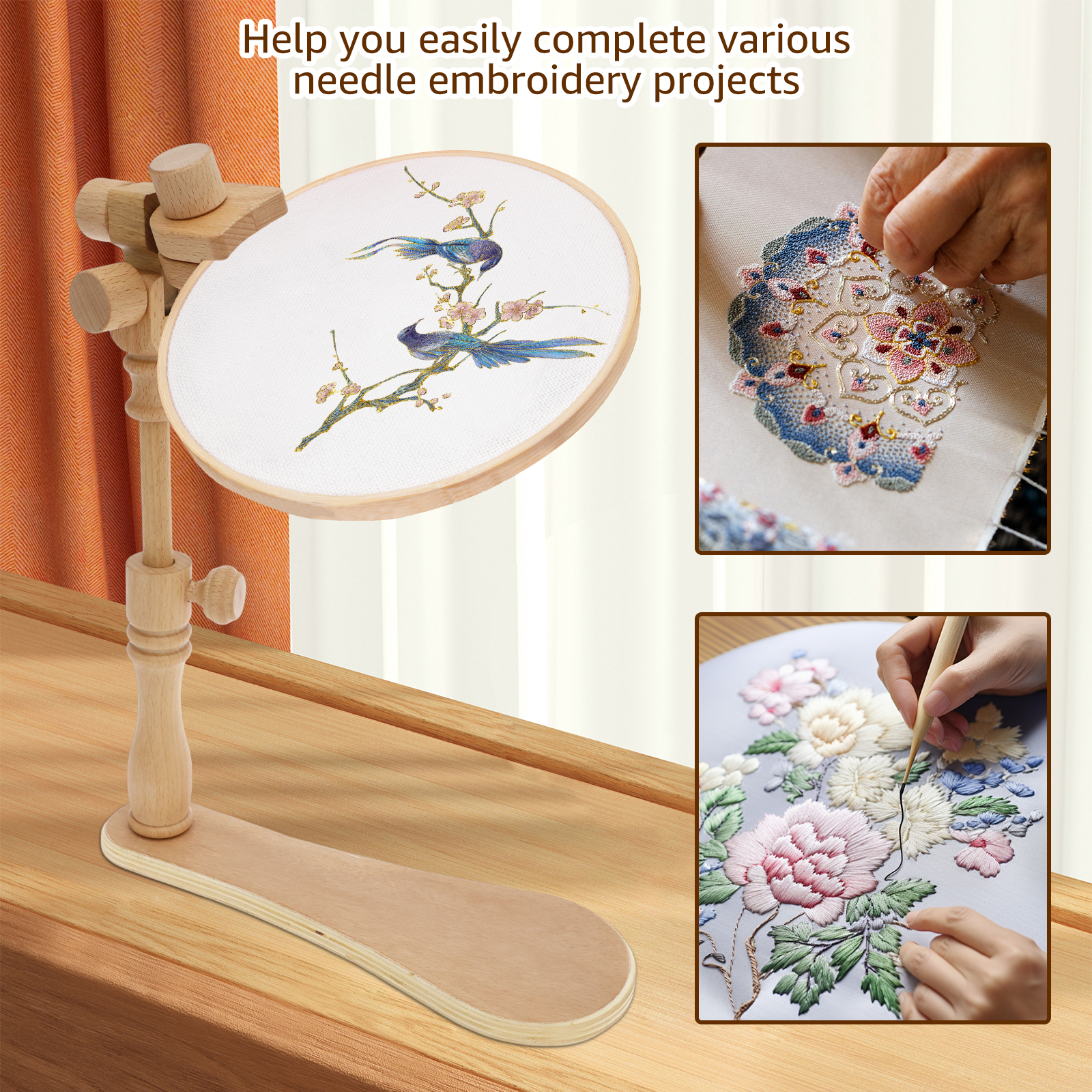 Embroidery Hoops Stand Adjusta - Embroidery Hoop Kit recension och pris