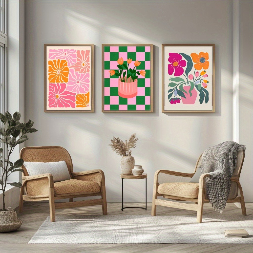 Vibrant Flowers and Vases Canv - Art Craft Vase recension och pris