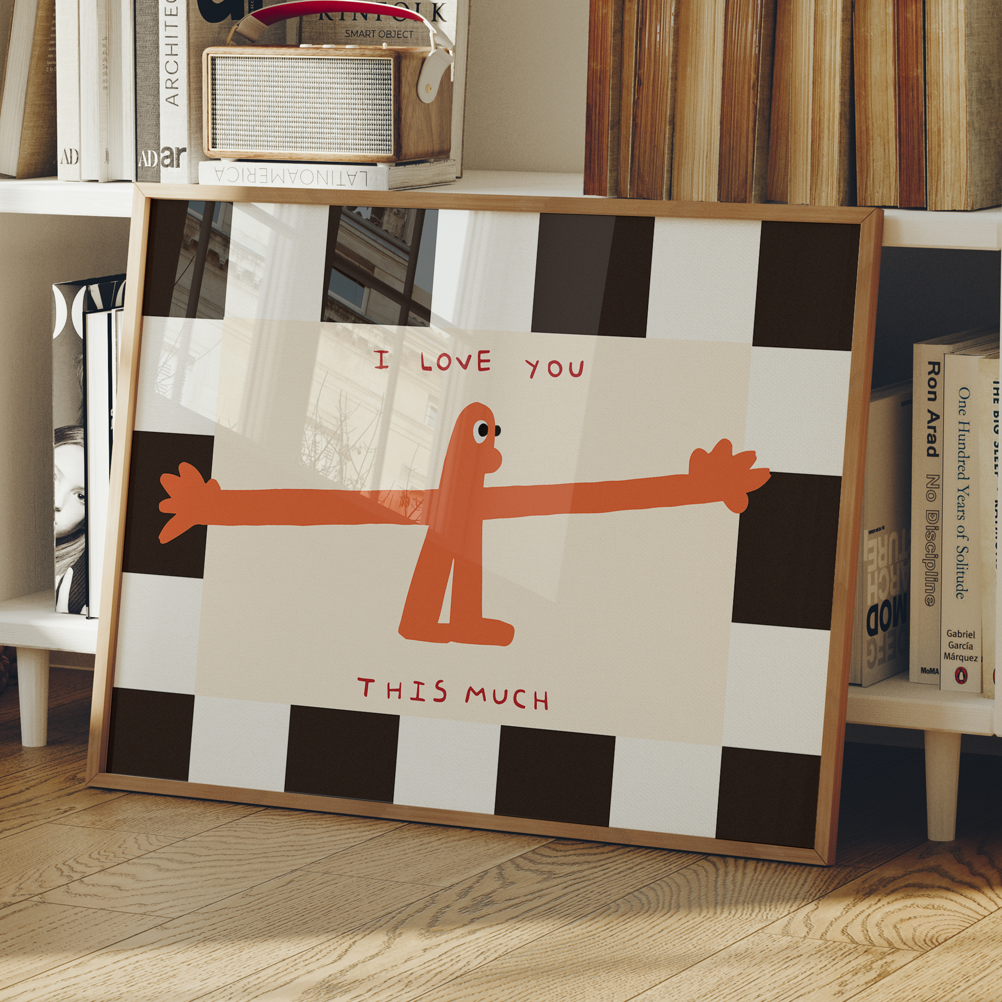 I Love You This Much Quote Wal - Art Craft Love recension och pris