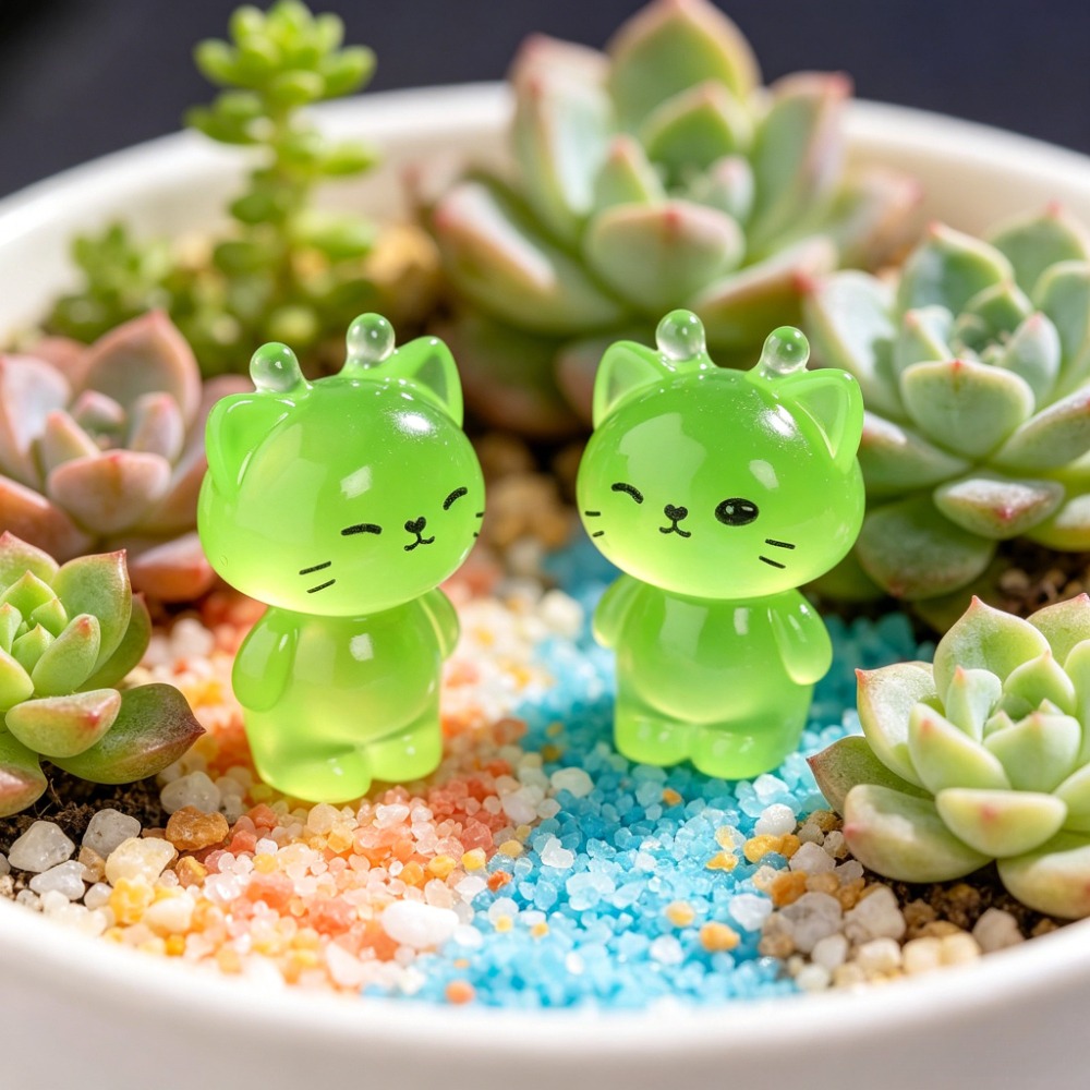 40PCS Random Cute Alien Cat Re - Art Craft Cat recension och pris