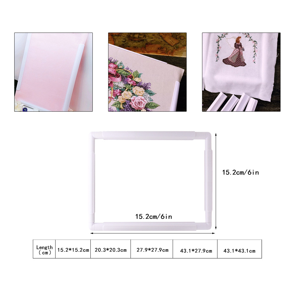 Square Shape Embroidery Frame  - Embroidery Hoop Kit recension och pris