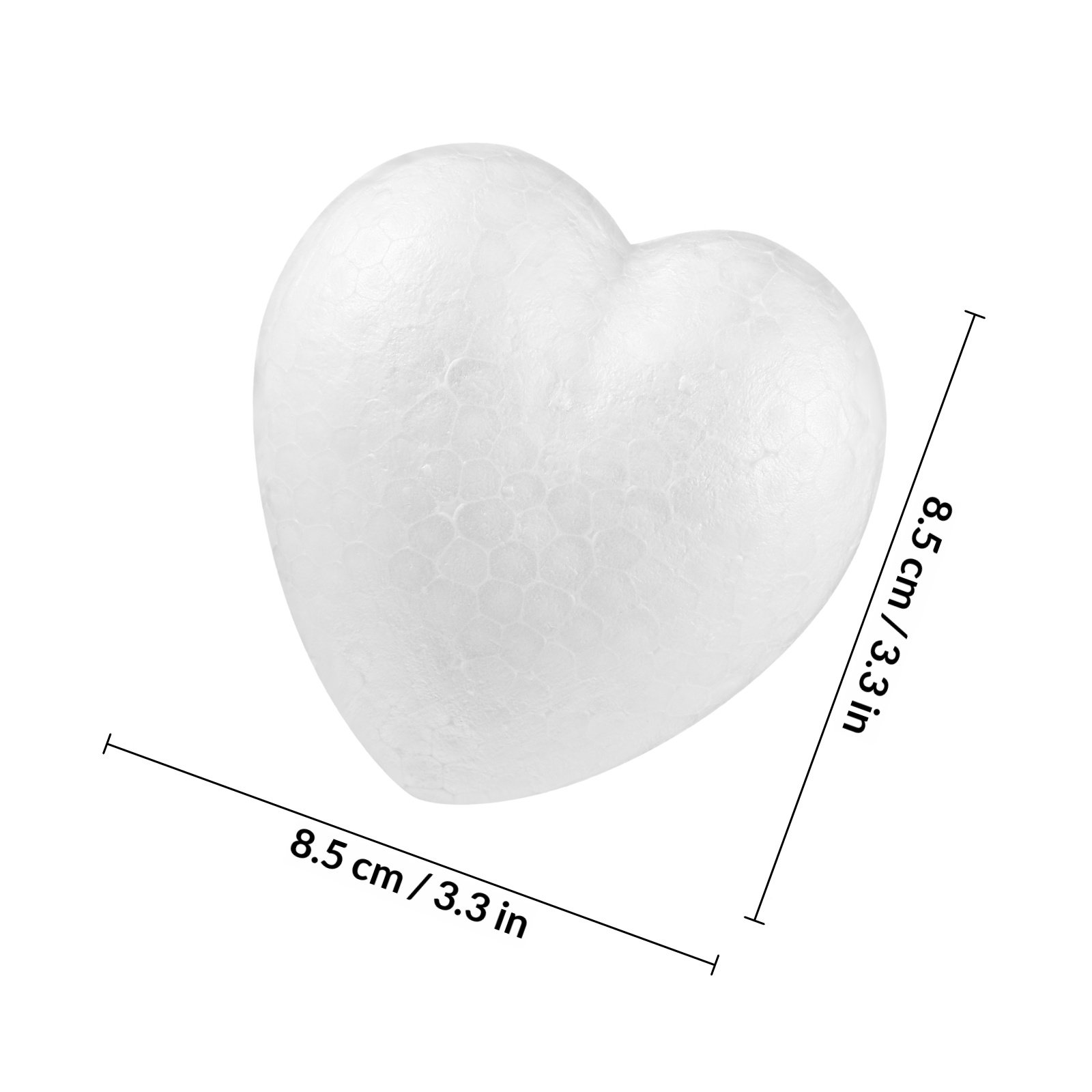 10Pcs Premium Heart Foam Decor - Art Craft Love recension och pris