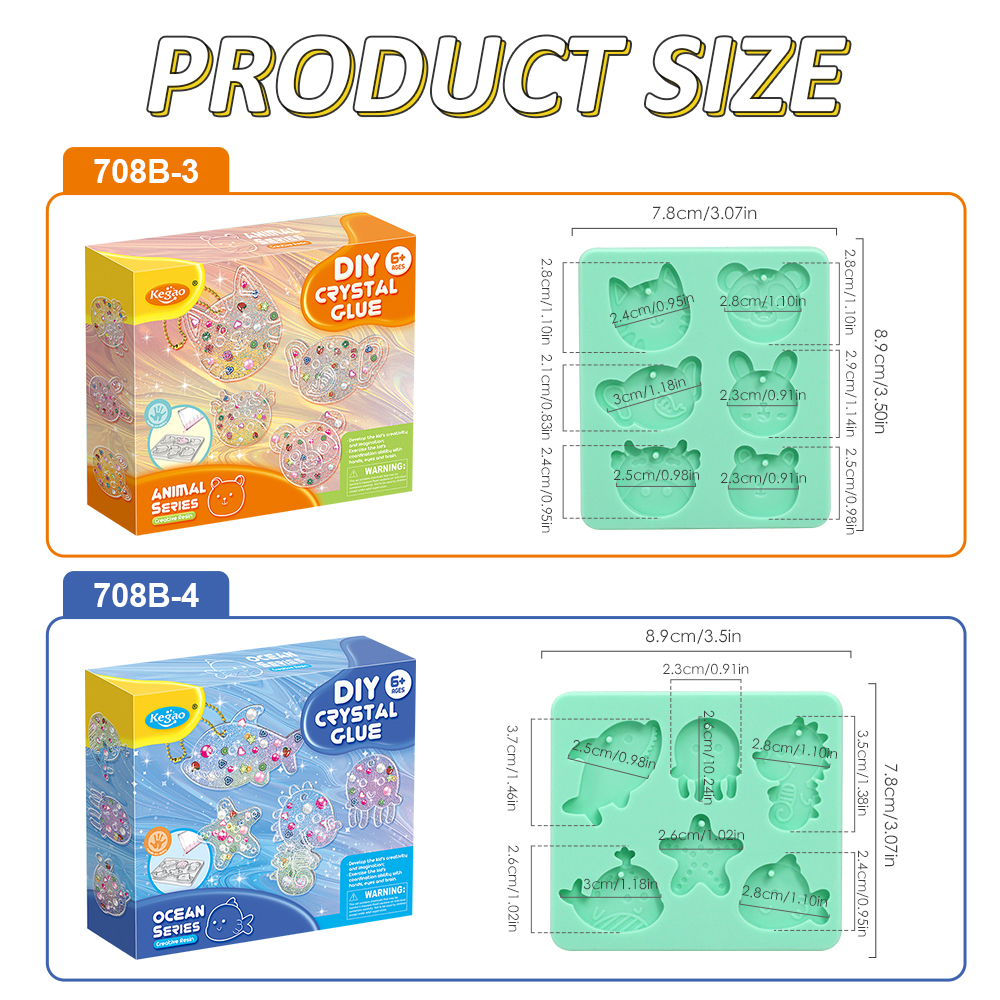 Kids DIY Crystal Glue Key chai - Art Craft Kits For Kids recension och pris