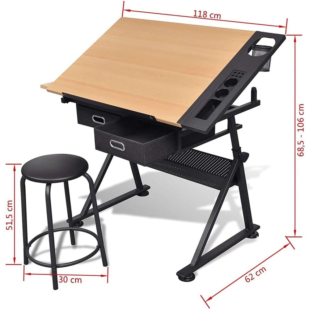 Adjustable Height Drafting Tab - Art & Craft Paper Origami recension och pris