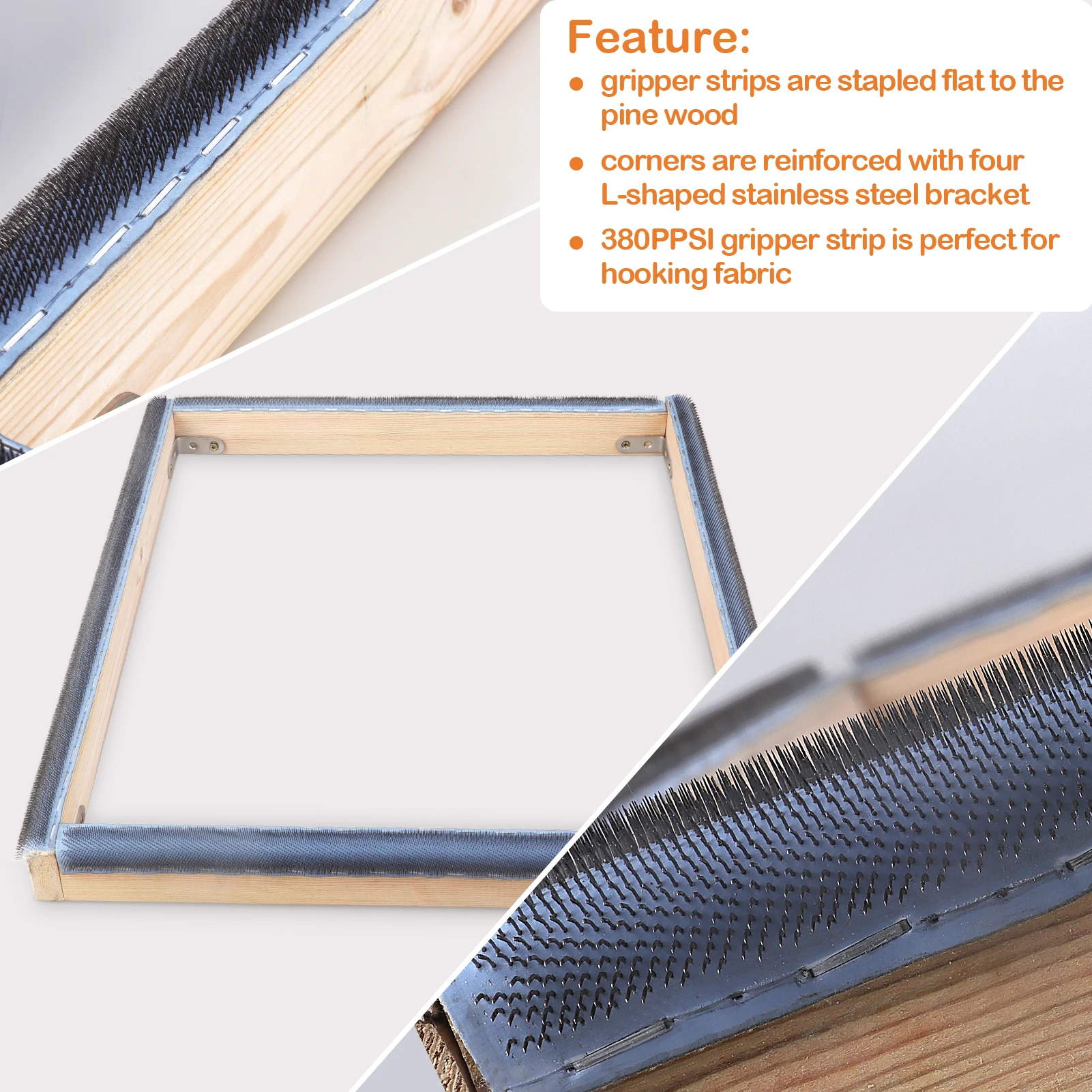 Punch Needle Frame Square Embr - Embroidery Hoop Kit recension och pris