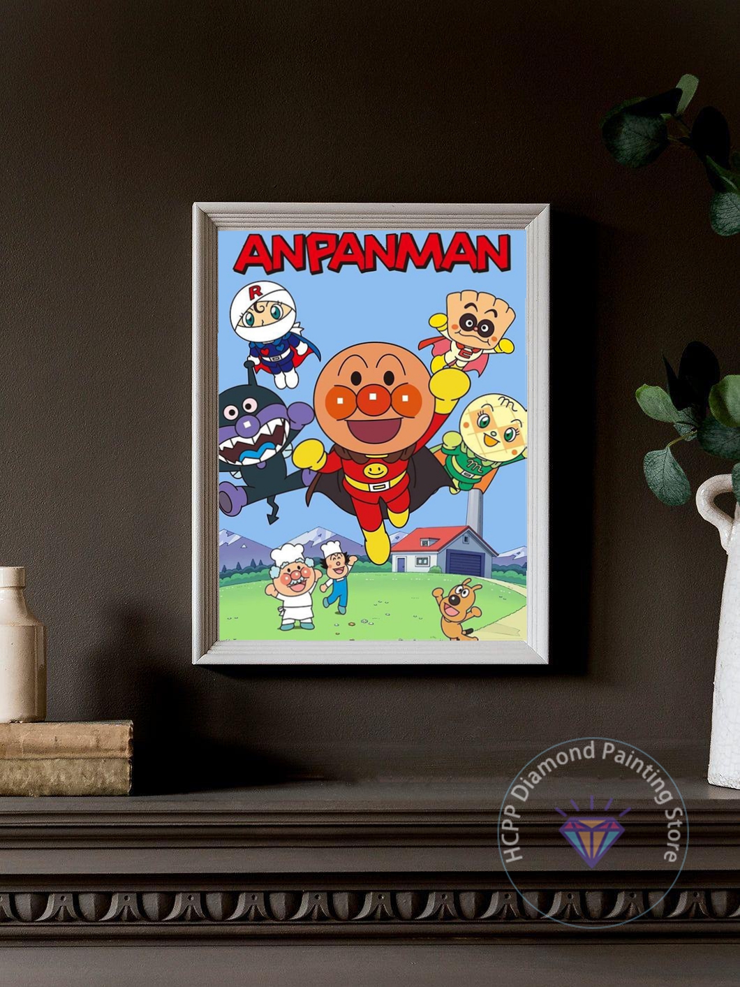 Anpanman Diamond Painting Kit  - Art Craft 5 Year Old recension och pris