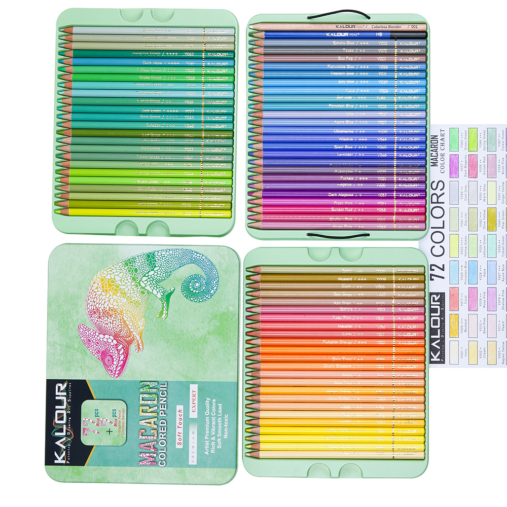 72pcs Macarons Color Pencils P - Colored Pencil Professional recension och pris