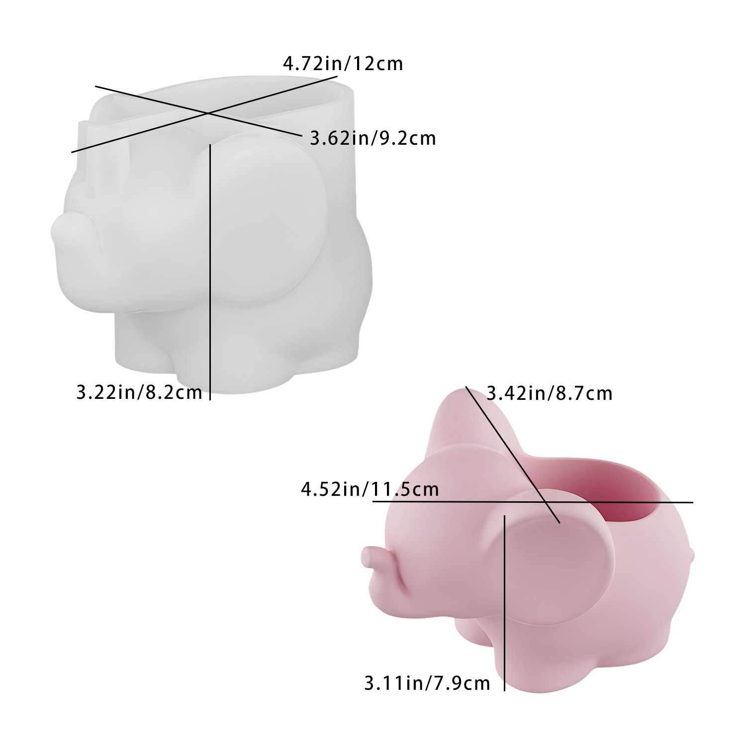 DIY Elephant Storage Cup Resin - Art Craft Vase recension och pris
