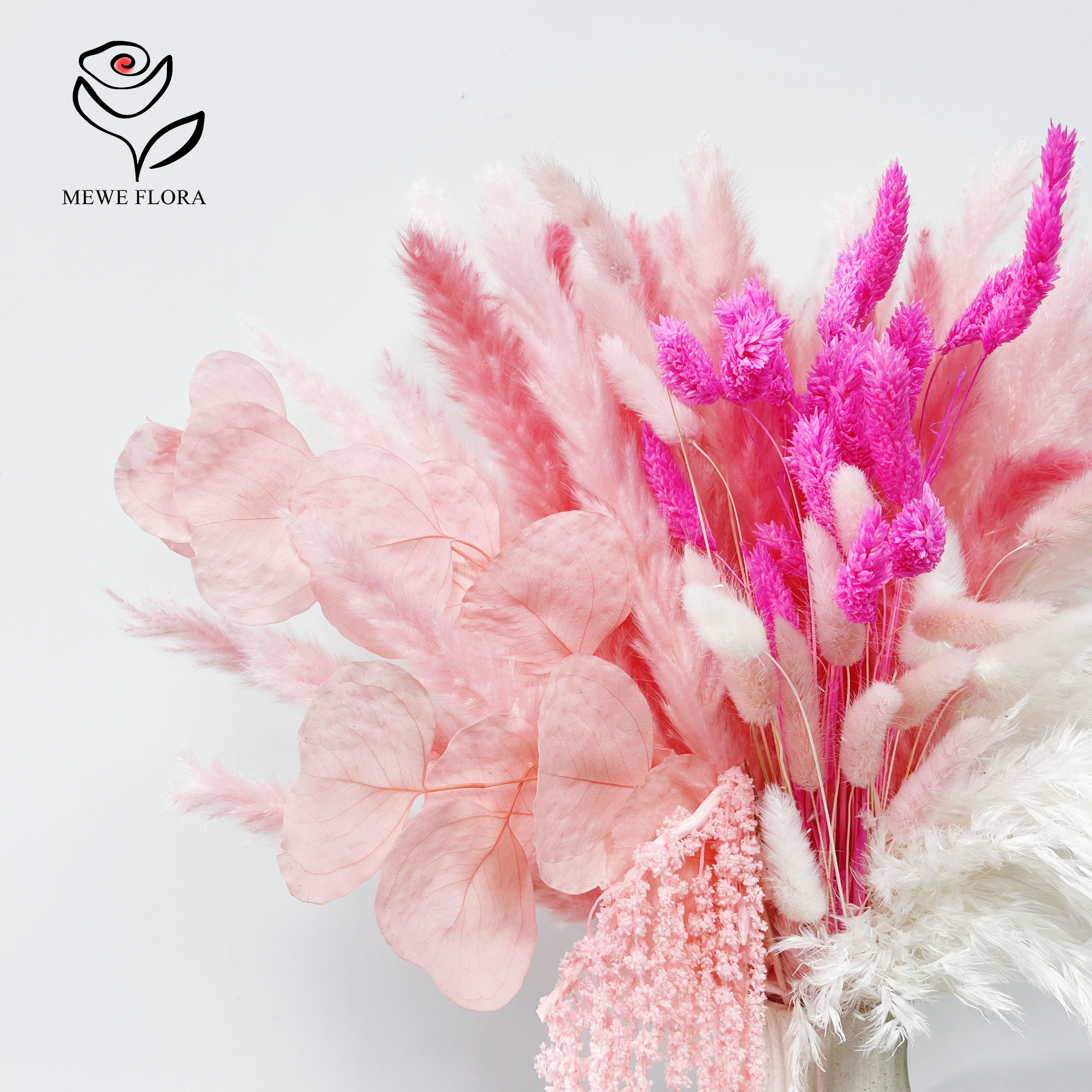 Natural Pampas Pink Dried Flow - Art Craft Vase recension och pris