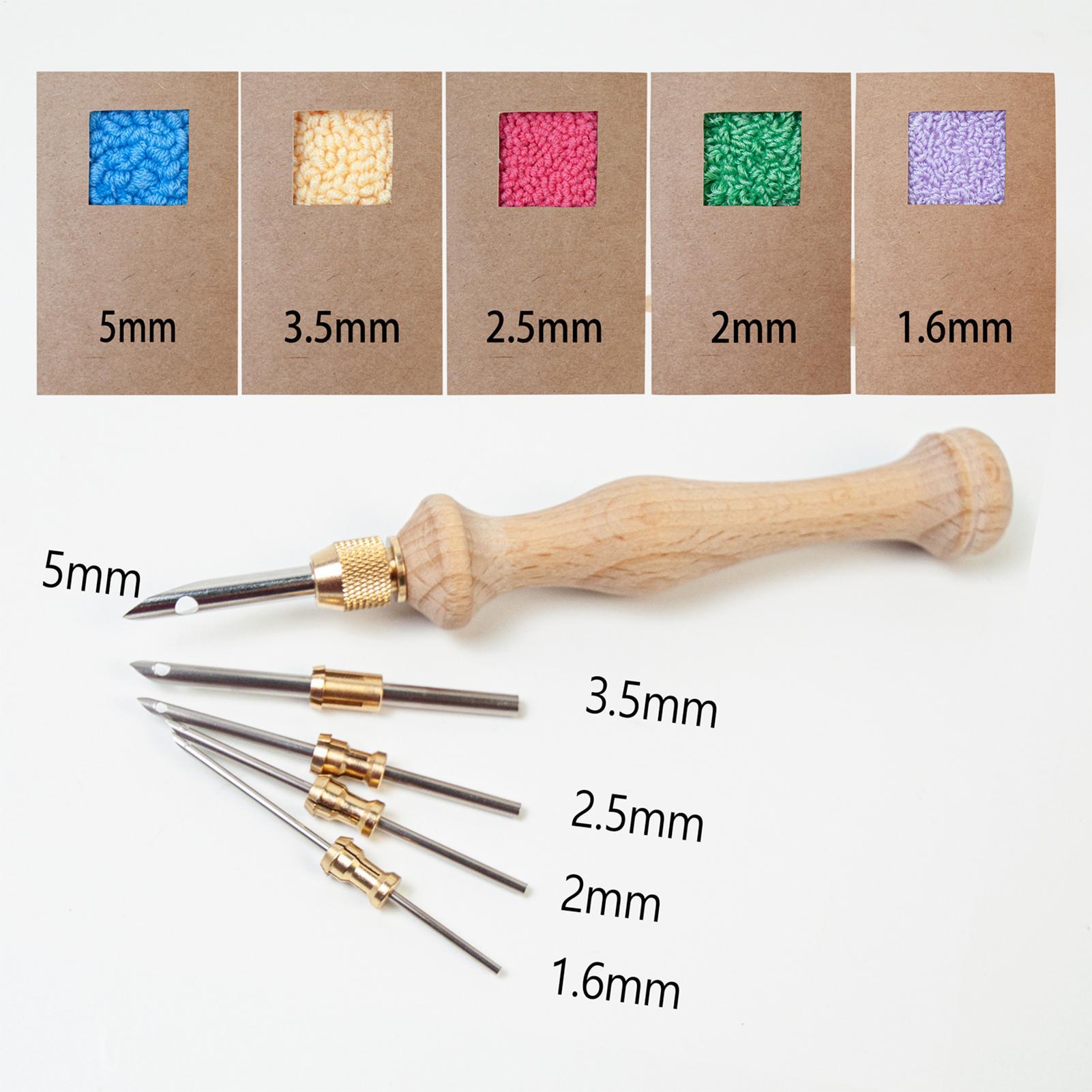 Punch Needle Tool Kit With Thr - Embroidery Hoop Kit recension och pris