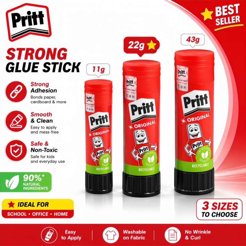 Original Pritt Glue Stick Non- - Art Craft 5 Year Old recension och pris