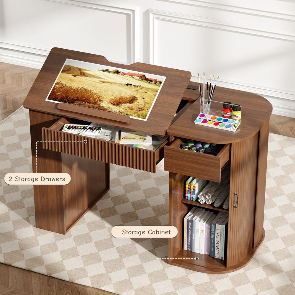 Storage Cabinet Desk with Shel - Art & Craft Paper Origami recension och pris