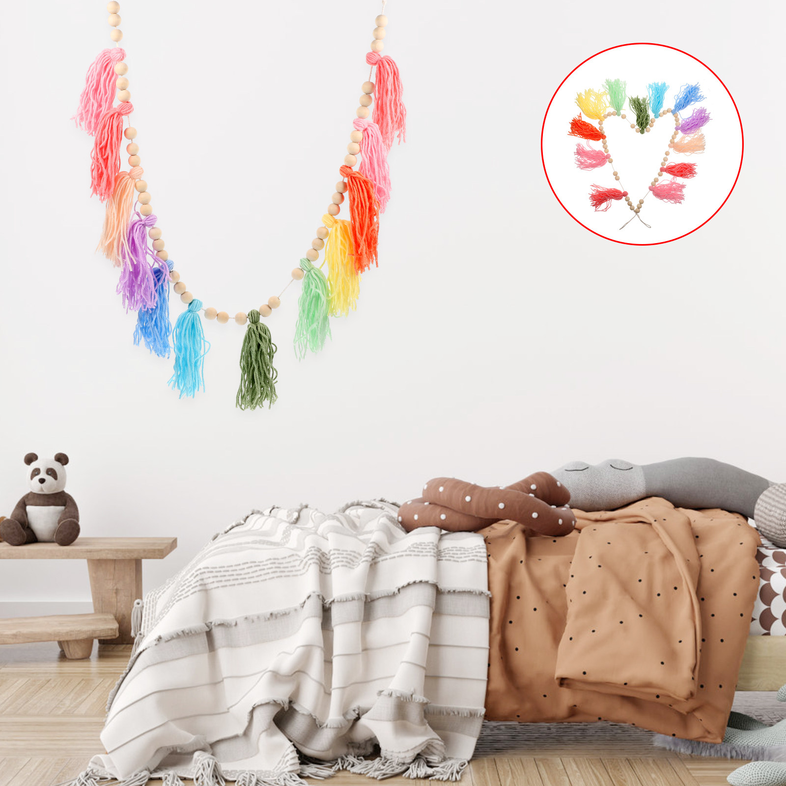 Tassel Wall Hanging Decor Cott - Art Craft Room recension och pris