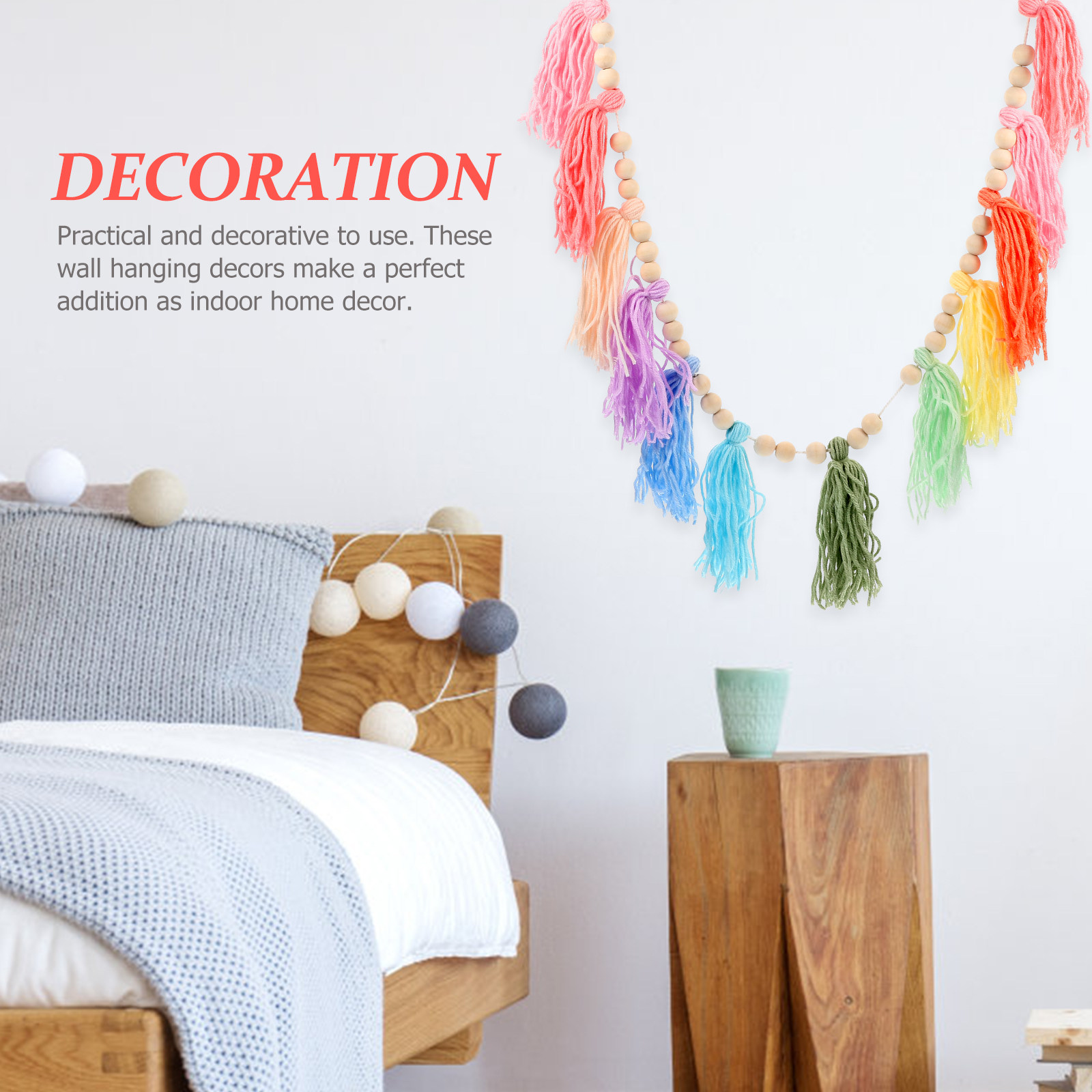 Tassel Wall Hanging Decor Cott - Art Craft Room recension och pris