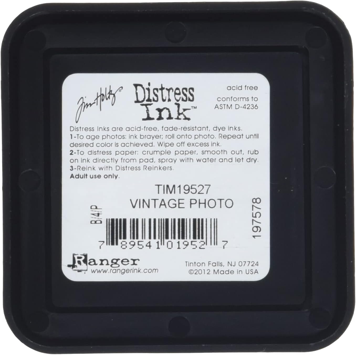Vintage Photo Distress Ink Pad - Art And Craft Photos recension och pris