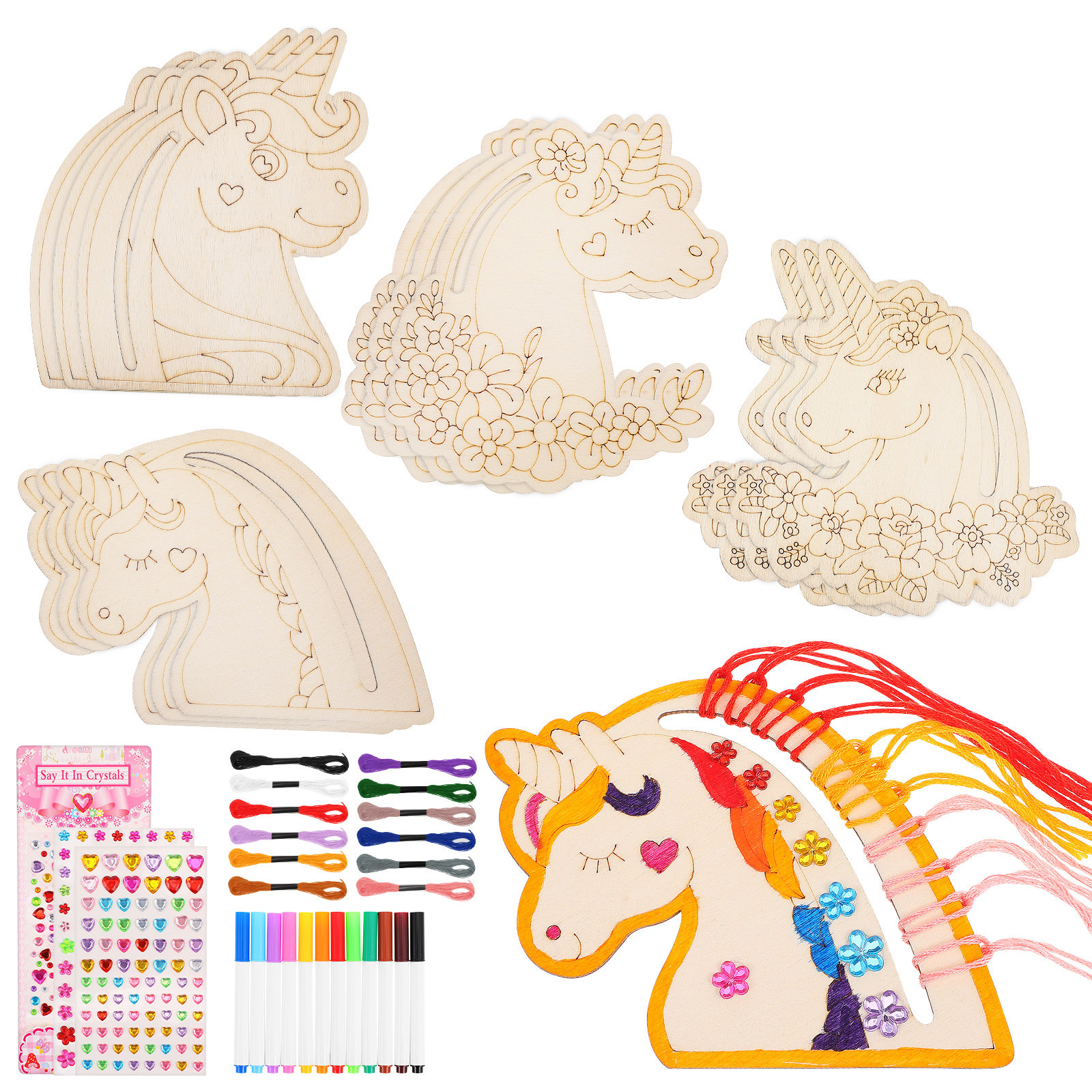 1Set Unicorn Coloring Kit Unpa - Art Craft Room recension och pris