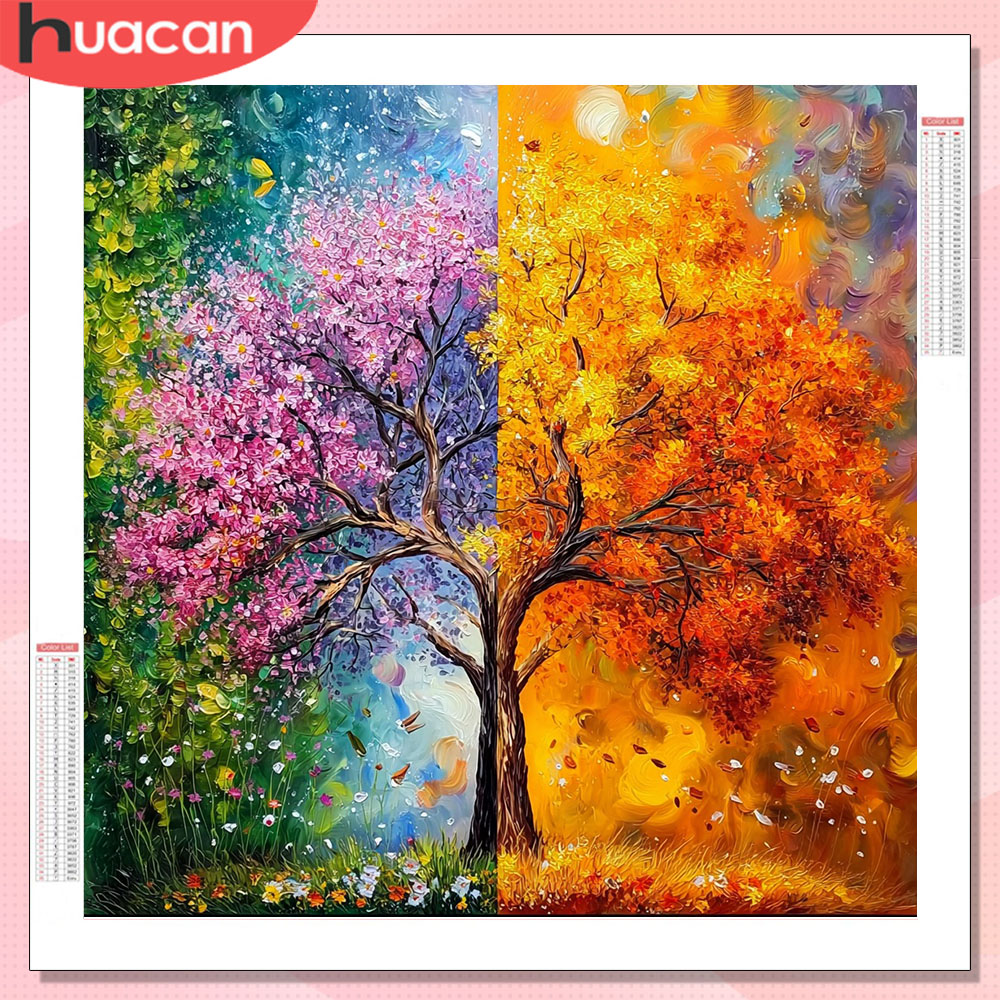 HUACAN Diamond Art Square Tree - Art And Craft Autumn recension och pris