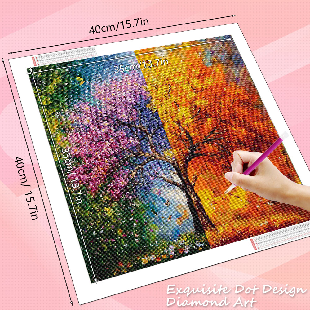 HUACAN Diamond Art Square Tree - Art And Craft Autumn recension och pris
