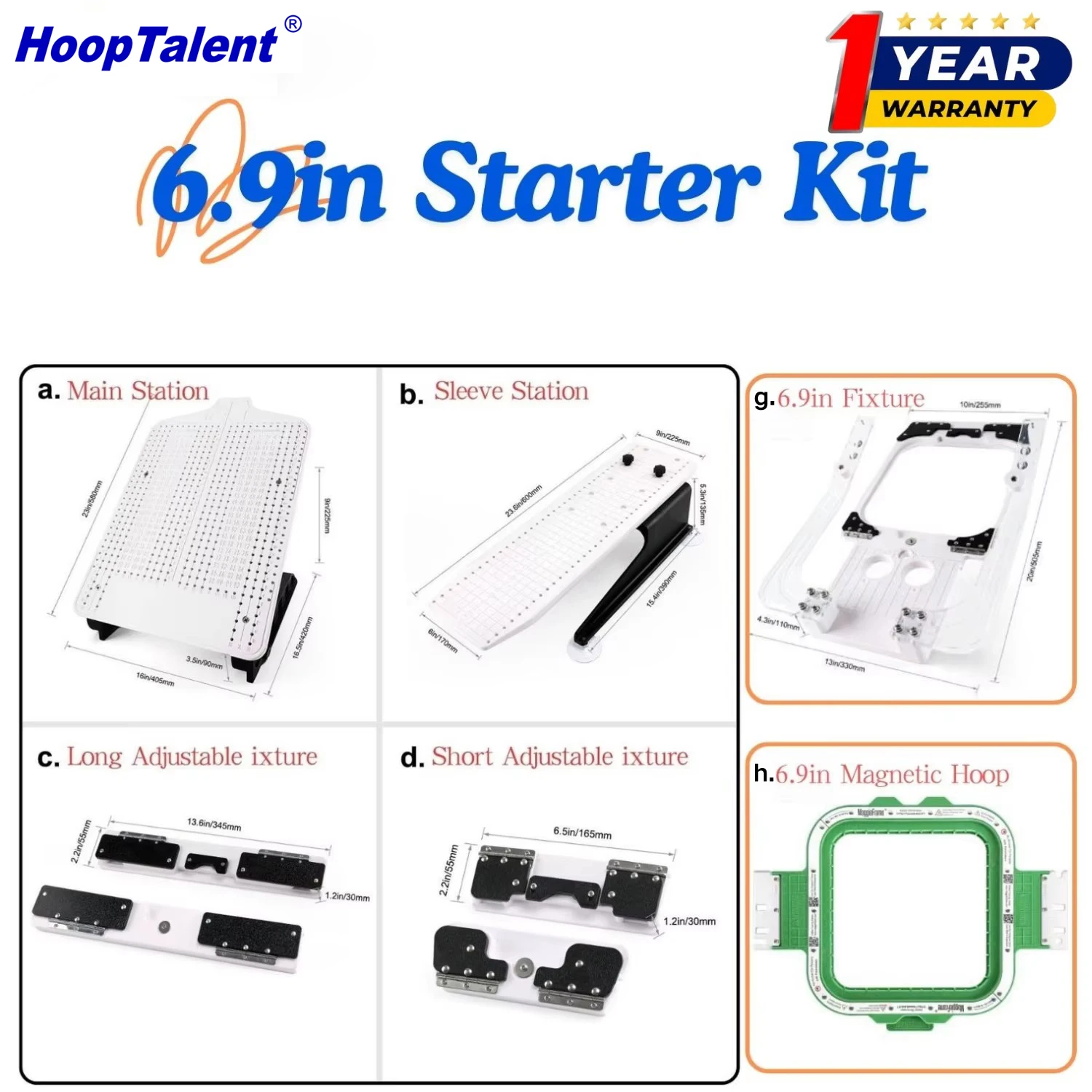 Hooping Station Kit for Baruda - Embroidery Hoop Kit recension och pris