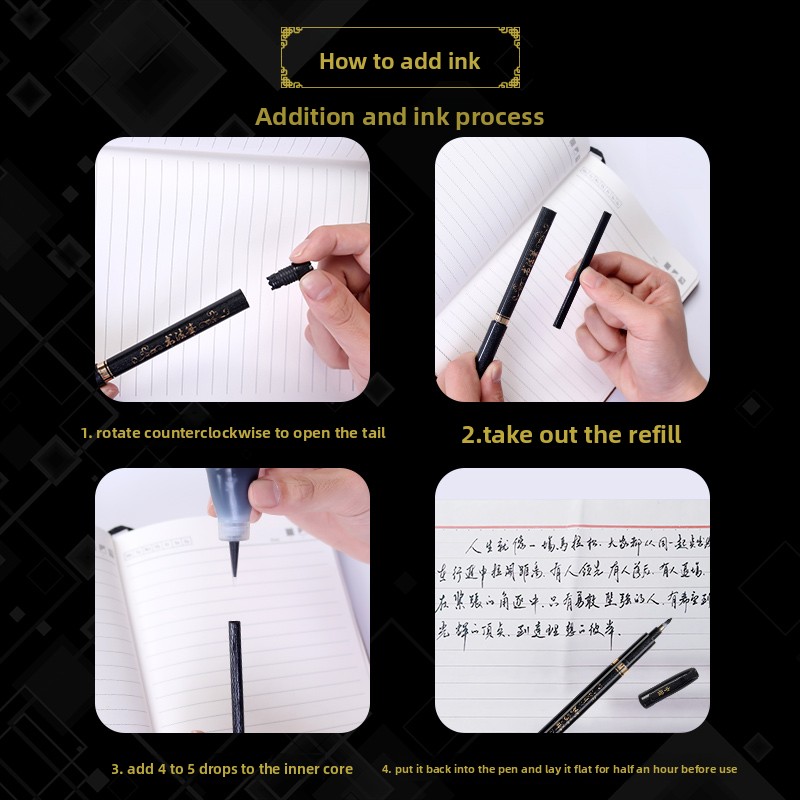 4PCS/SET Calligraphy Art Marke - Art Craft School recension och pris