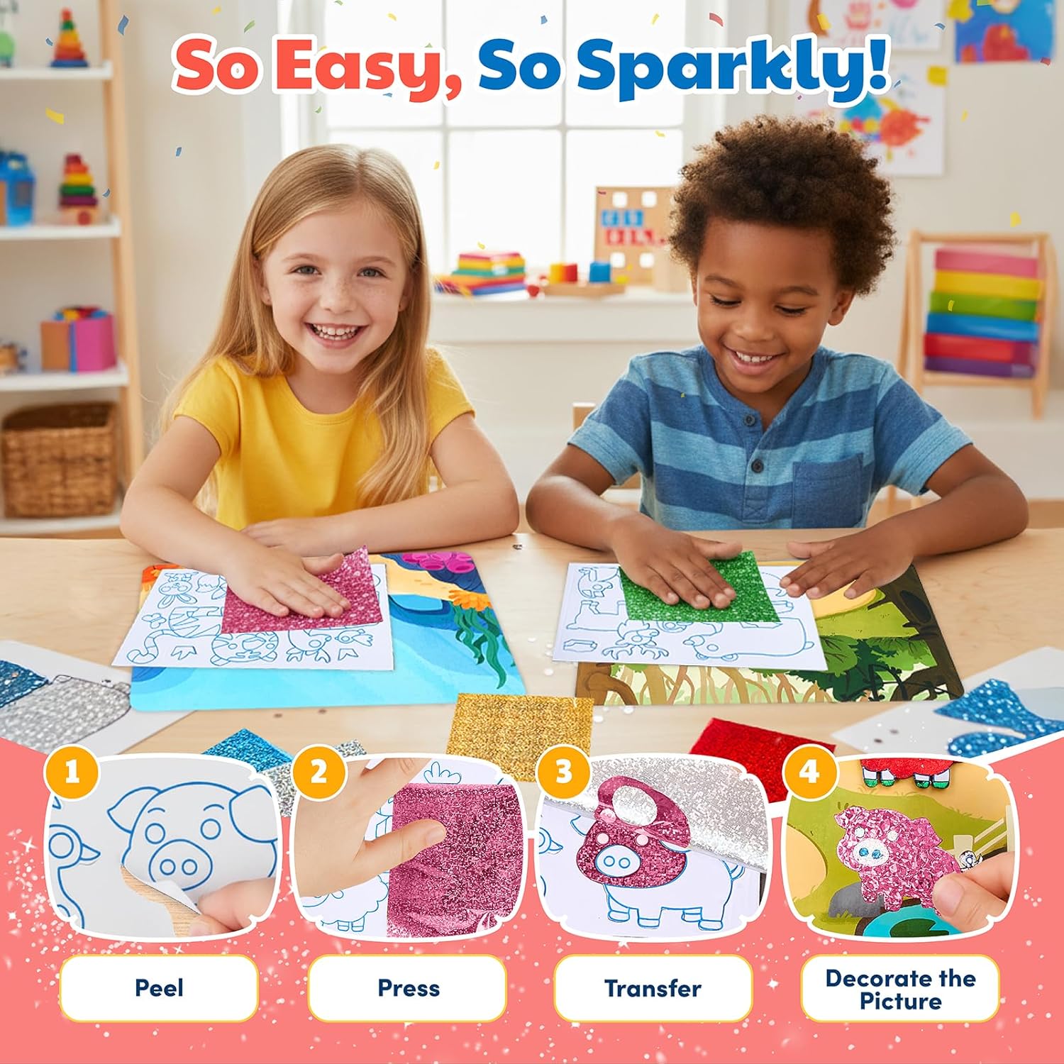 Foil Craft Party Favors Kit, 2 - Art Craft Kits For Kids recension och pris