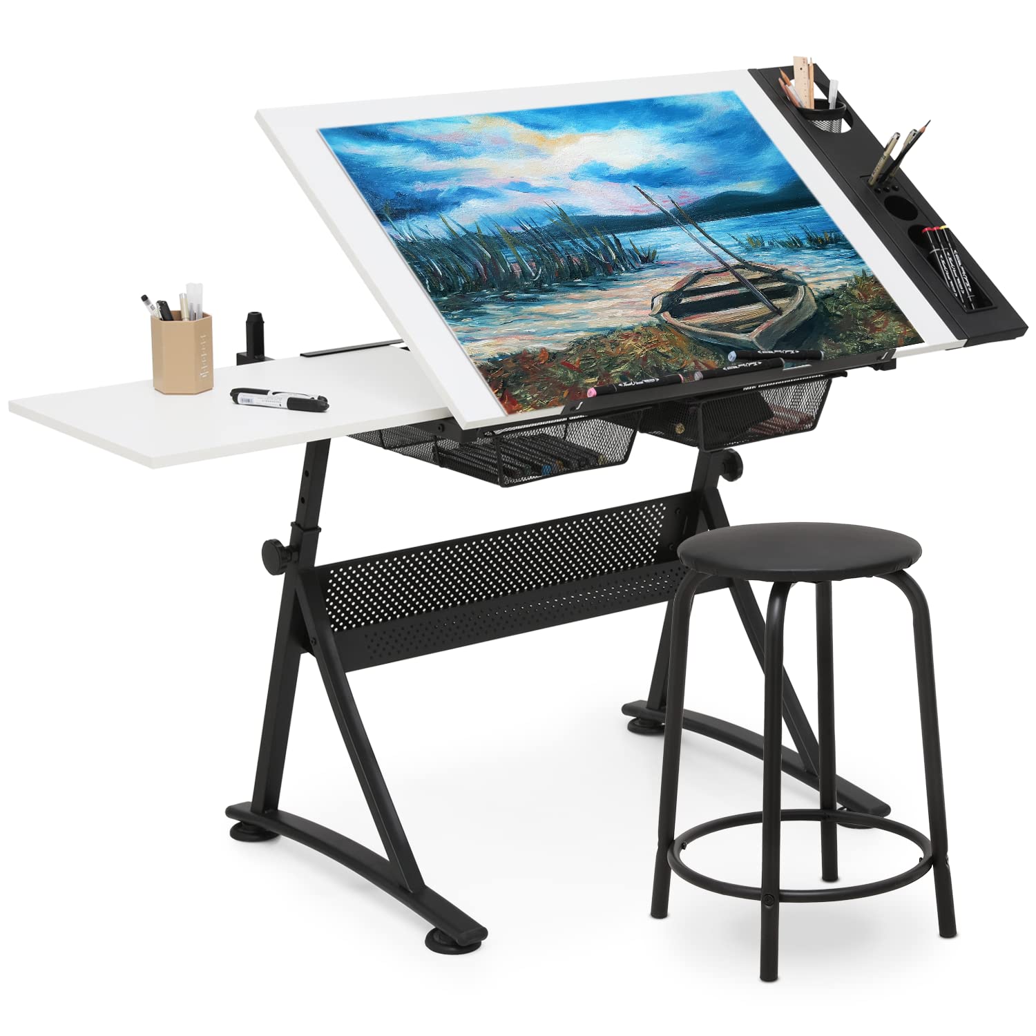 Adjustable Drafting Desk with  - Art & Craft Paper Origami recension och pris