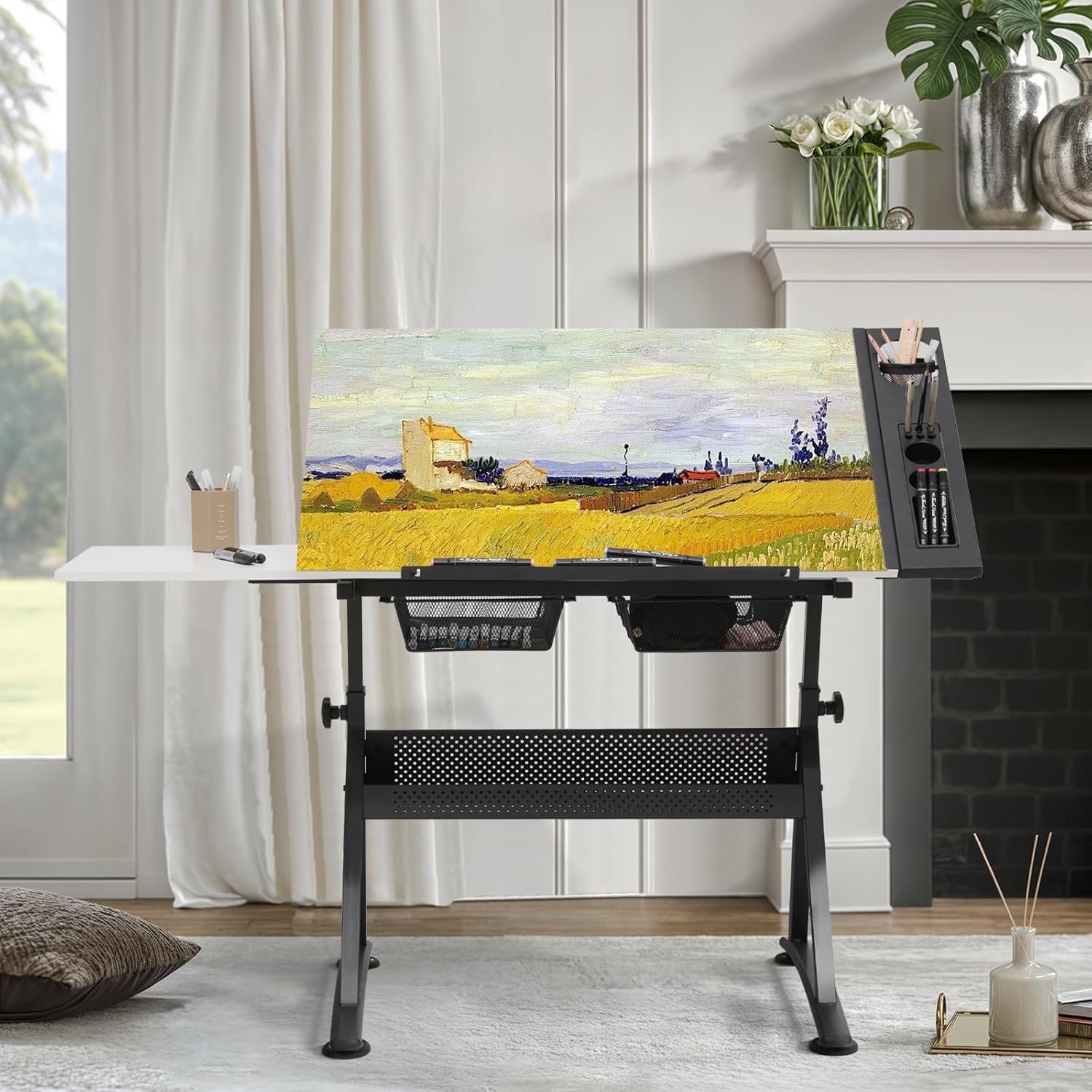 Adjustable Drafting Desk with  - Art & Craft Paper Origami recension och pris