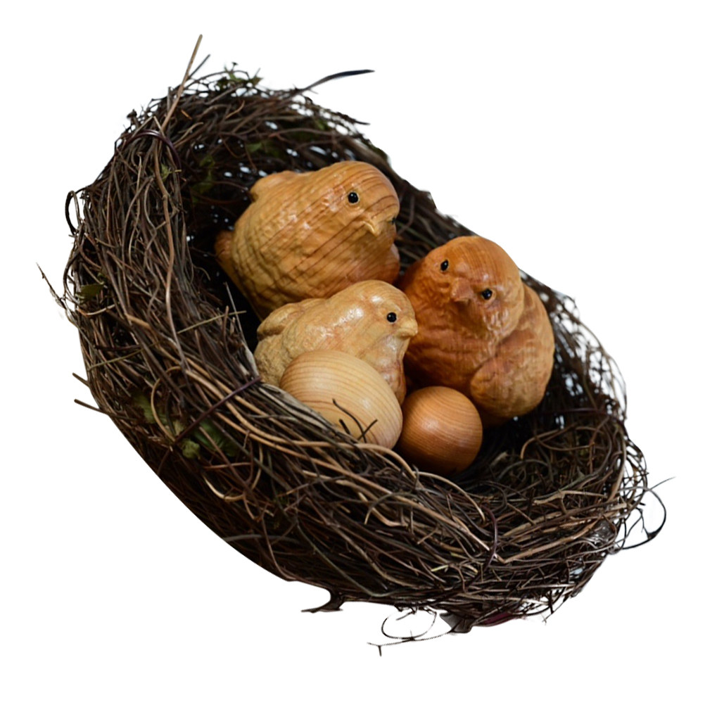 1Set Small Chick Sculpture Nat - Art Craft Room Ideas recension och pris