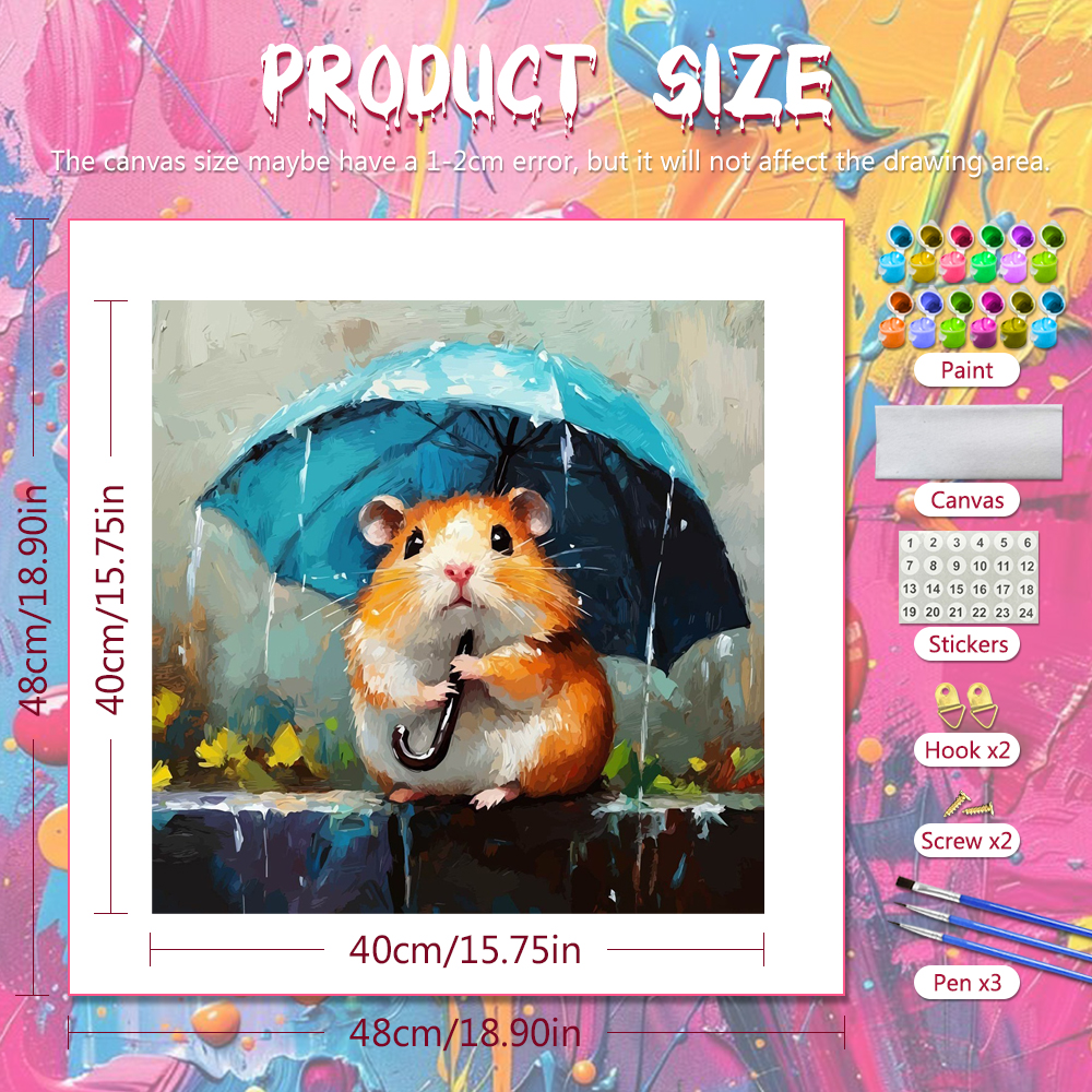 DIY Oil Painting By Numbers Ha - Art Craft Umbrella recension och pris
