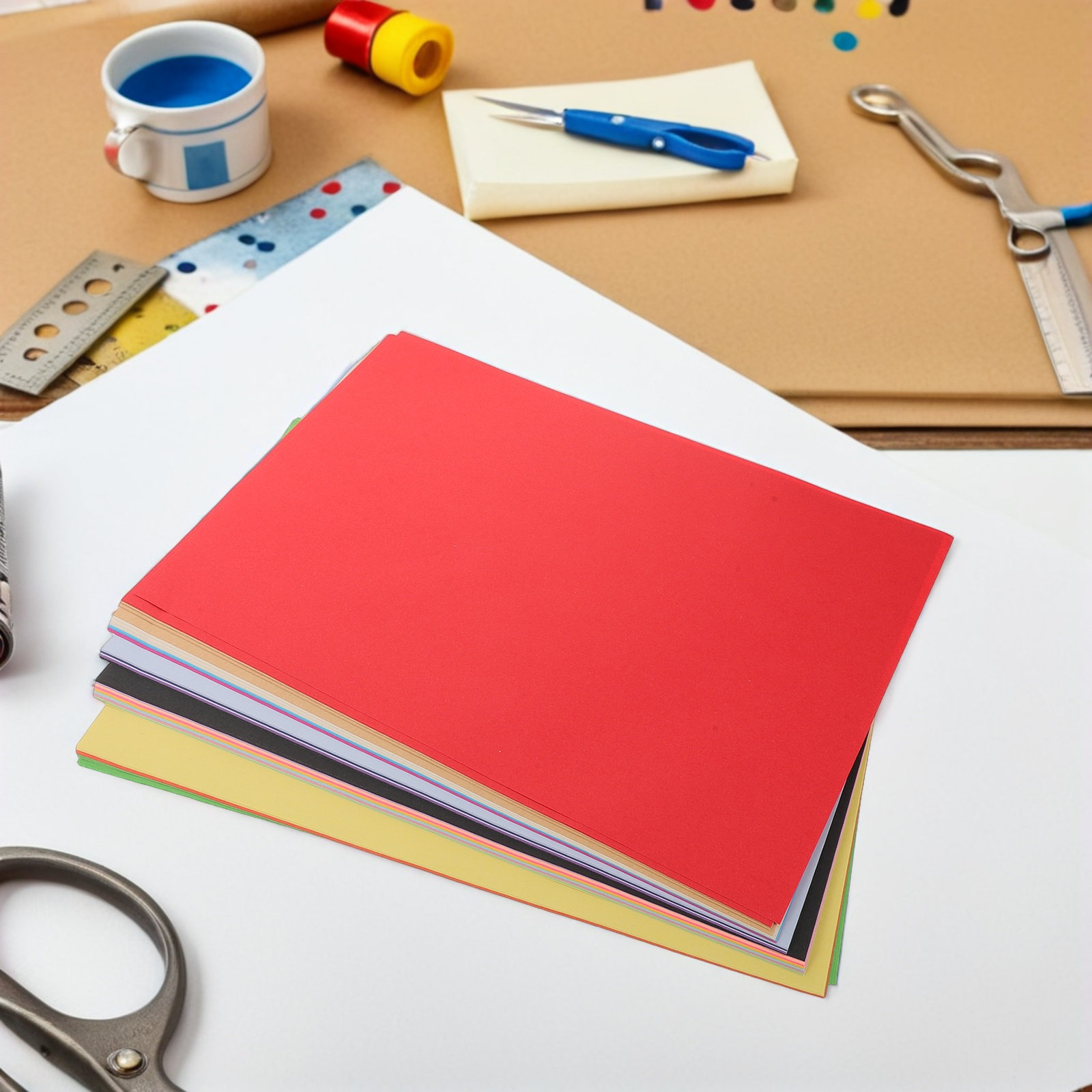 200Pcs A4 Double-Sided Colored - Art Craft School recension och pris