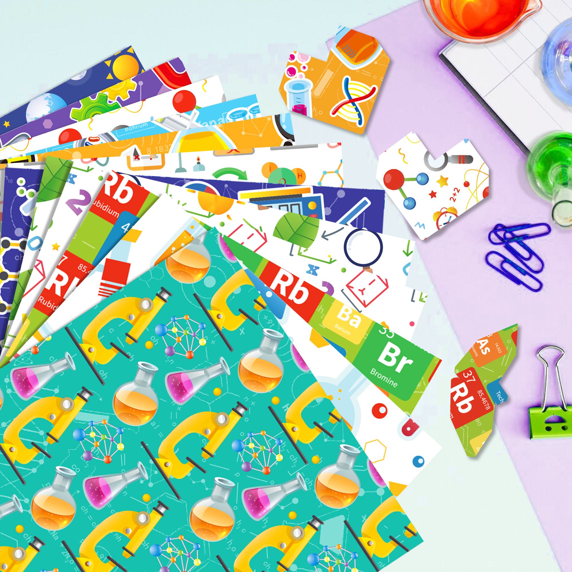 24pcs Science Scientist Scrapb - Art And Craft Photos recension och pris