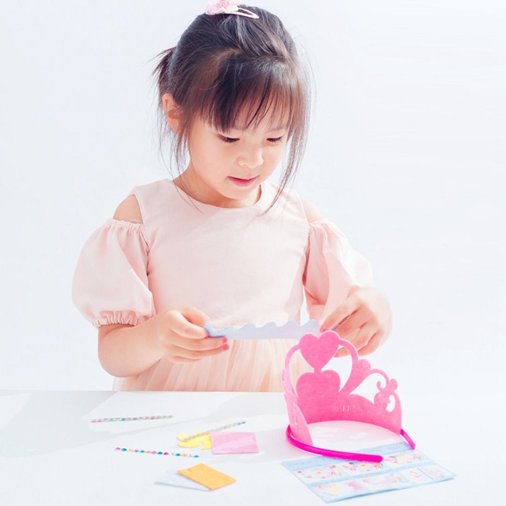 Children's Non-woven DIY Crown - Art Craft 5 Year Old recension och pris