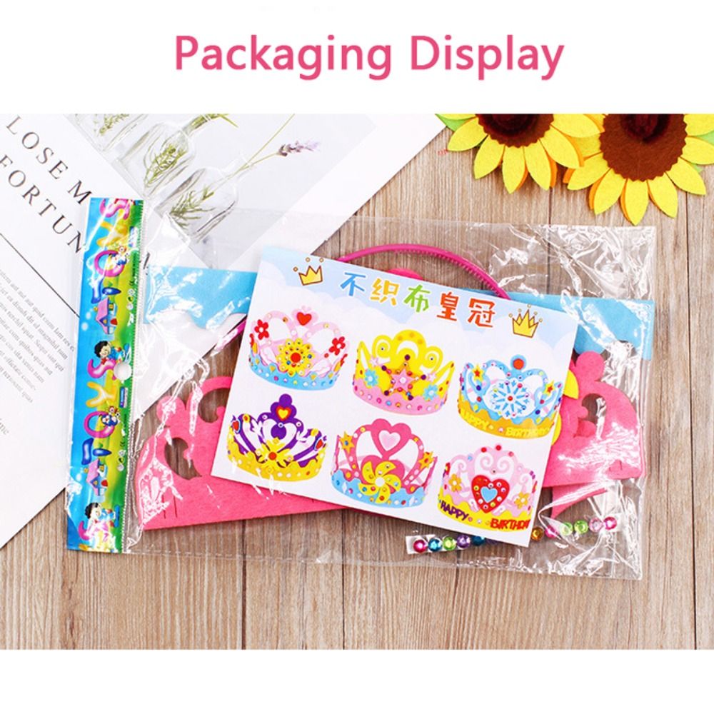 Children's Non-woven DIY Crown - Art Craft 5 Year Old recension och pris