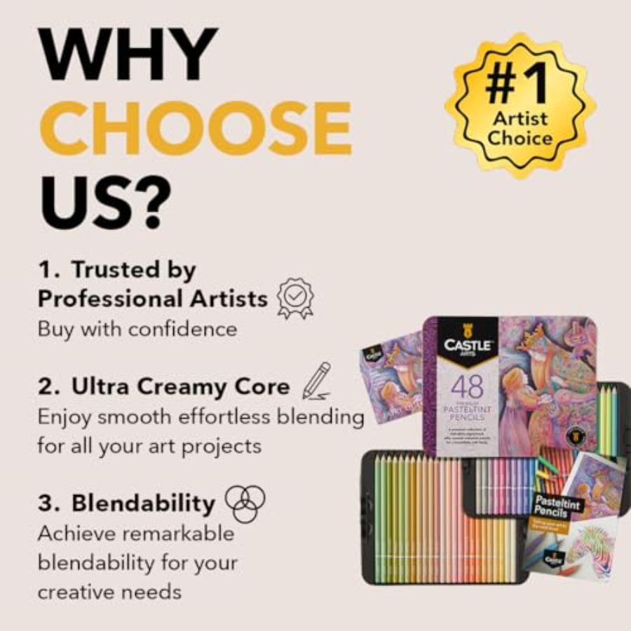 Pasteltint Colored Pencils Tin - Colored Pencil Professional recension och pris