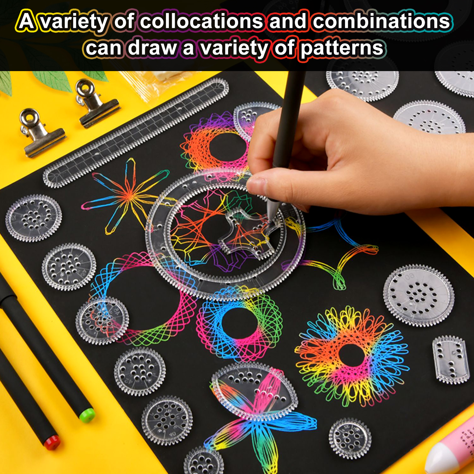 22pcs Spirograph Design Arts C - Art Craft 5 Year Old recension och pris