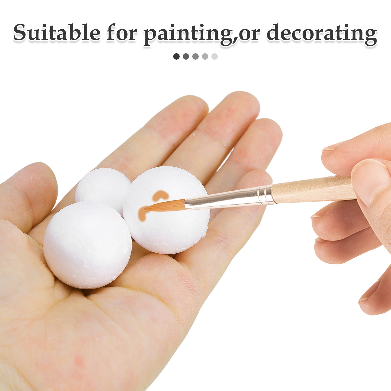 240Pcs Foam Craft Blank White  - Art Craft School recension och pris