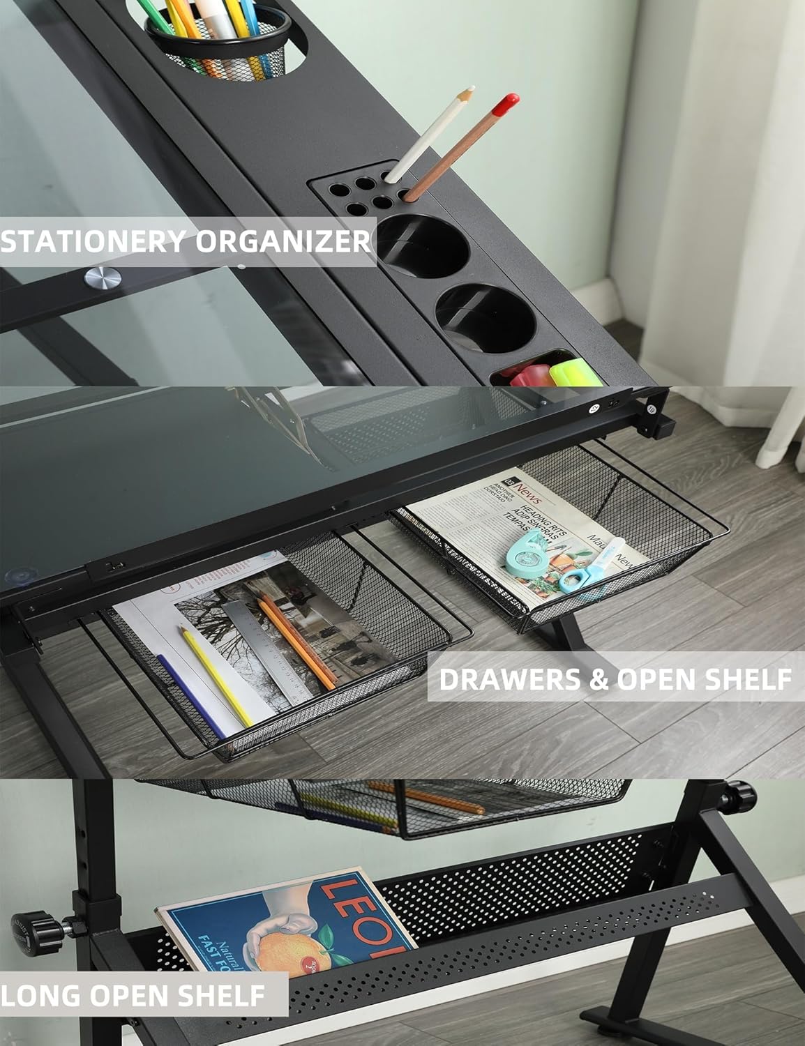 Table w/Stool, Height Adjustab - Art & Craft Paper Origami recension och pris