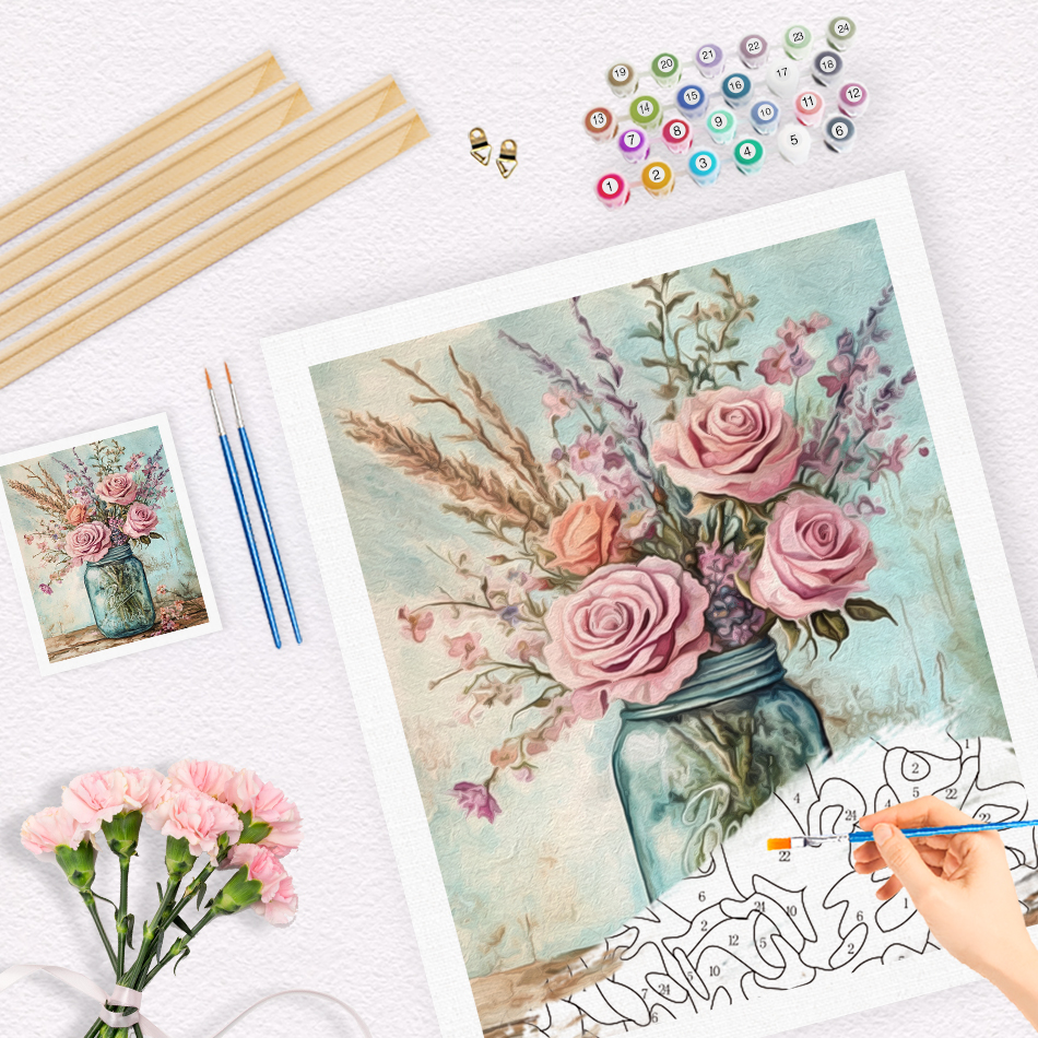 RUOPOTY Painting By Numbers On - Art Craft Room recension och pris