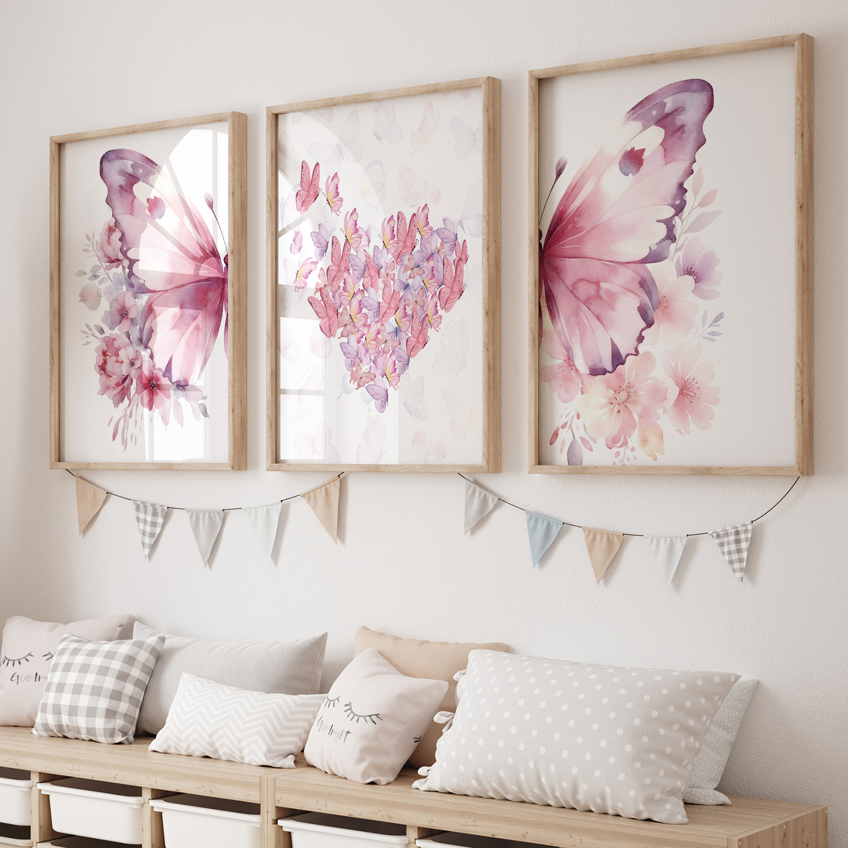 3pcs Cartoon Children Pink Lov - Art Craft Love recension och pris