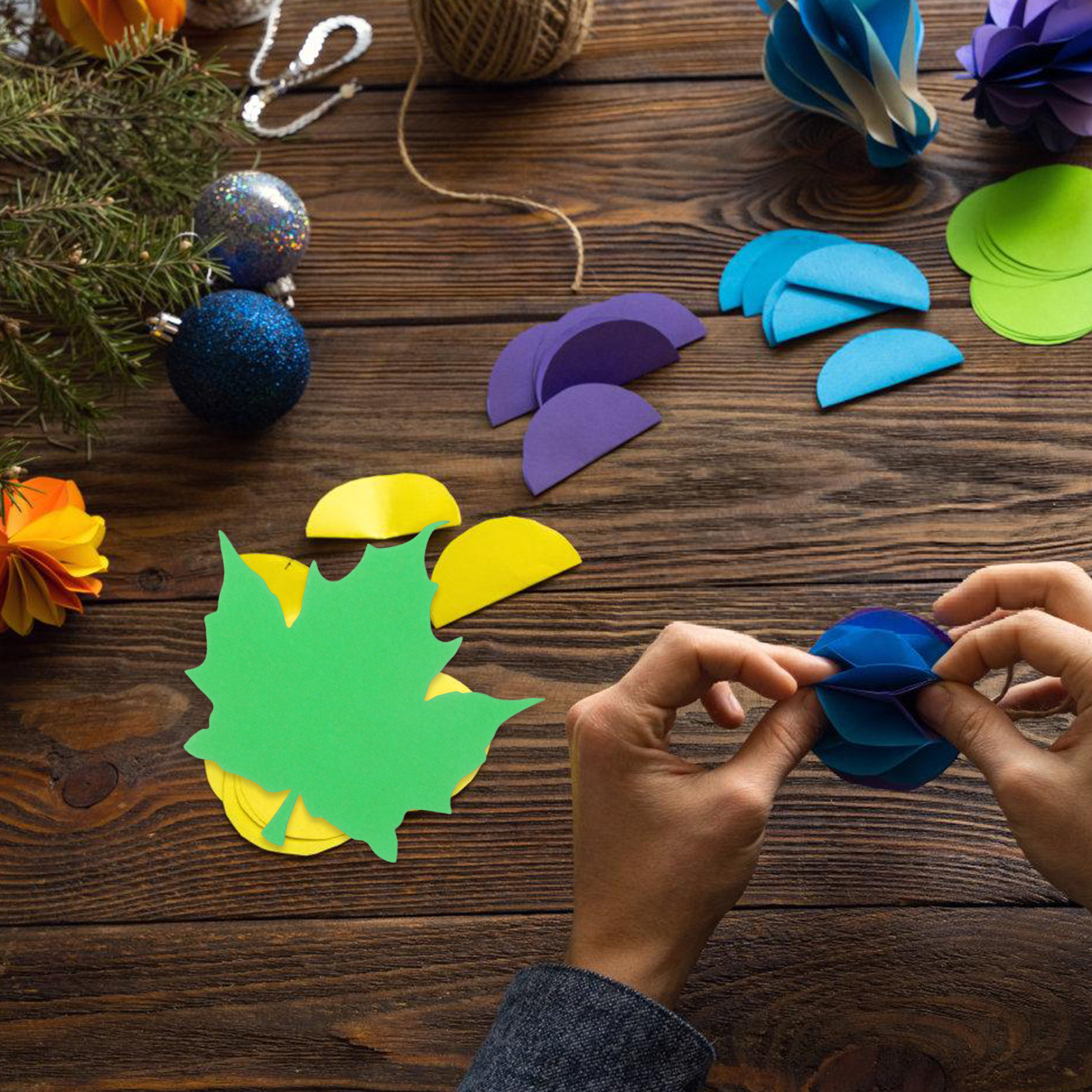 50pcs Maple Leaves Cutout Fall - Art And Craft Autumn recension och pris
