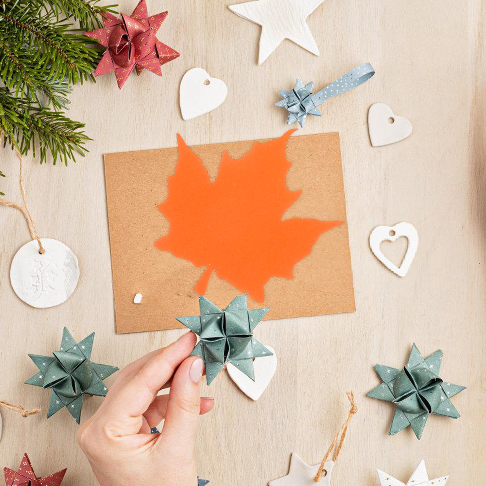 50pcs Maple Leaves Cutout Fall - Art And Craft Autumn recension och pris