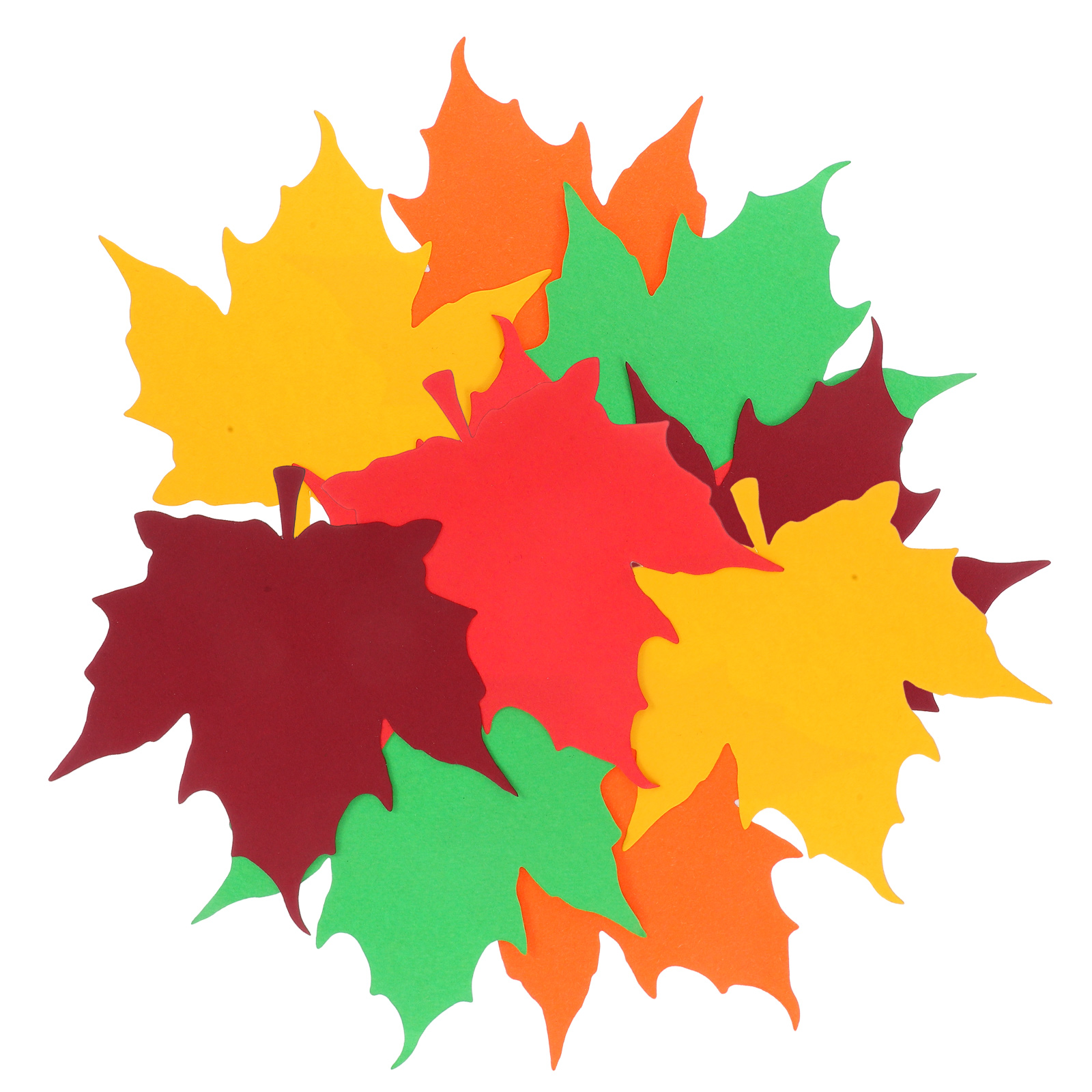 50pcs Maple Leaves Cutout Fall - Art And Craft Autumn recension och pris
