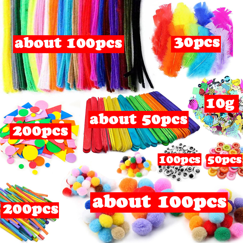 1000pcs Kids Crafts Art Suppli - Art Craft Kits For Kids recension och pris