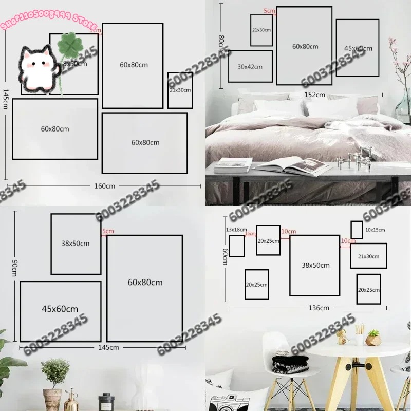 1PC Frameless Canvas Painting  - Art Craft Love recension och pris