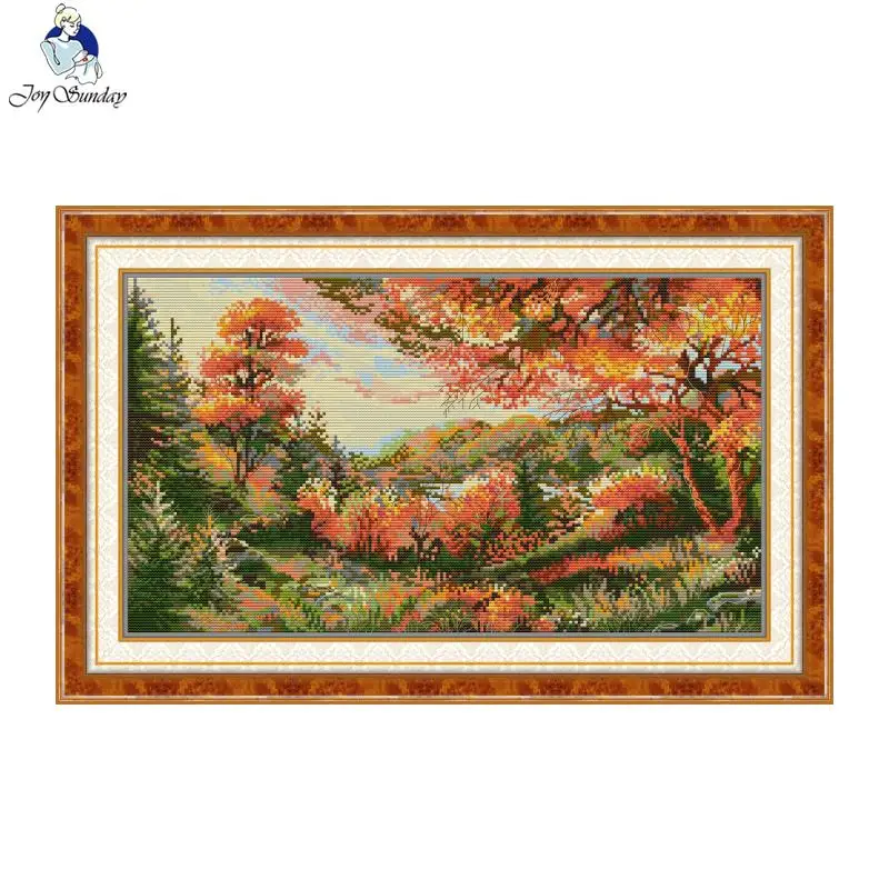 Autumn Scenery Pattern Cross S - Art And Craft Autumn recension och pris