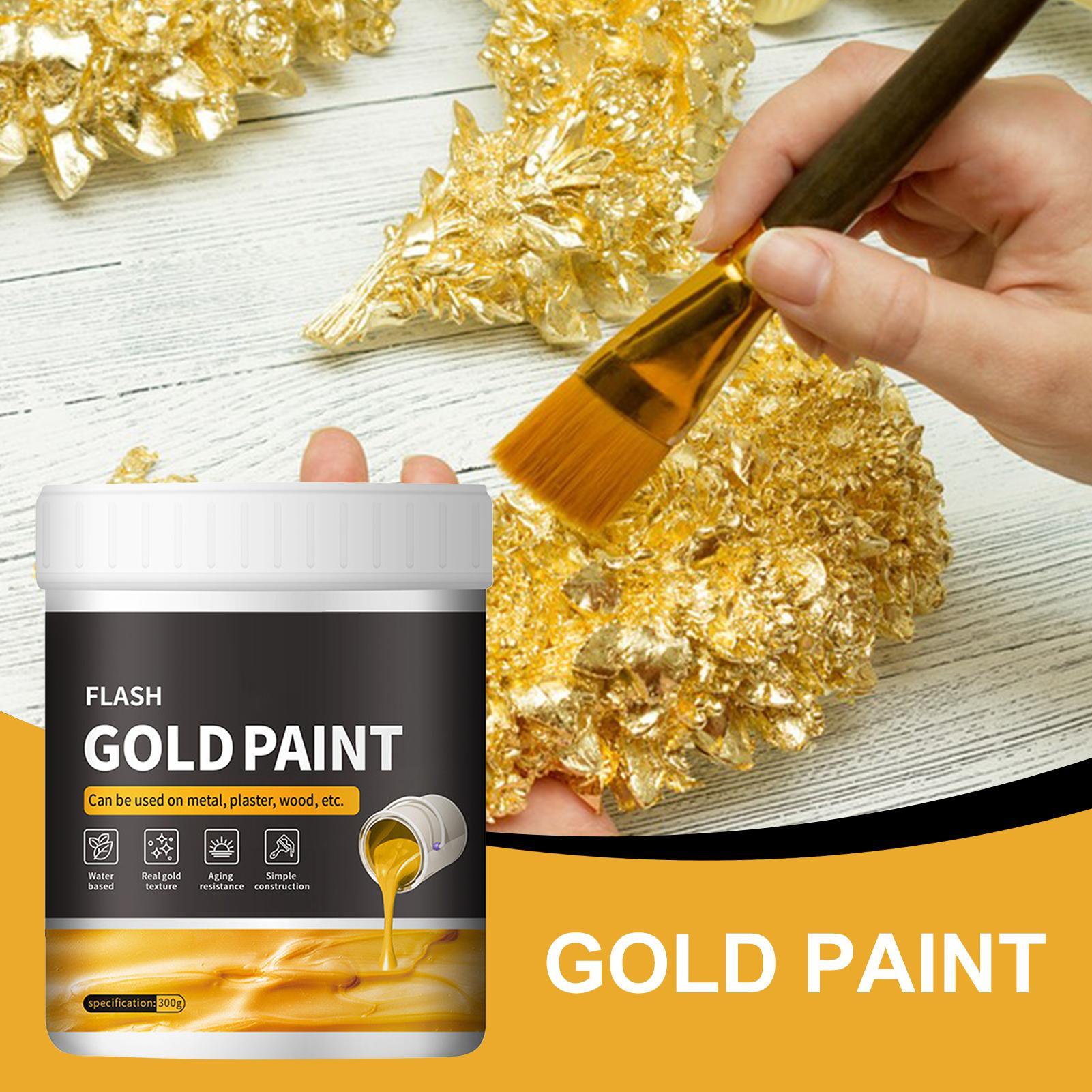 300g Liquid Gold Paint DIY Fas - Art Craft School recension och pris