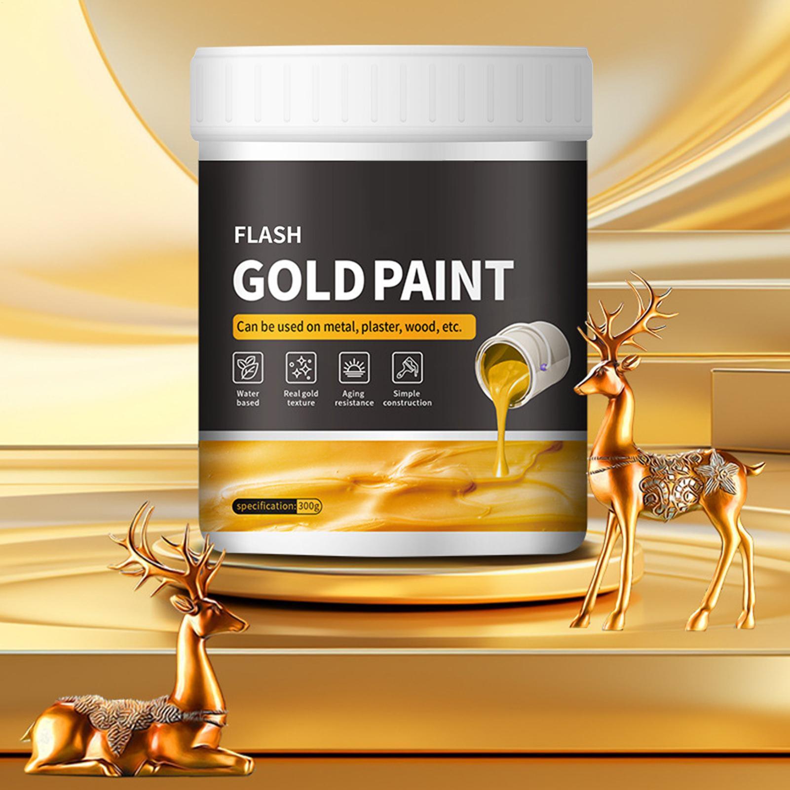 300g Liquid Gold Paint DIY Fas - Art Craft School recension och pris