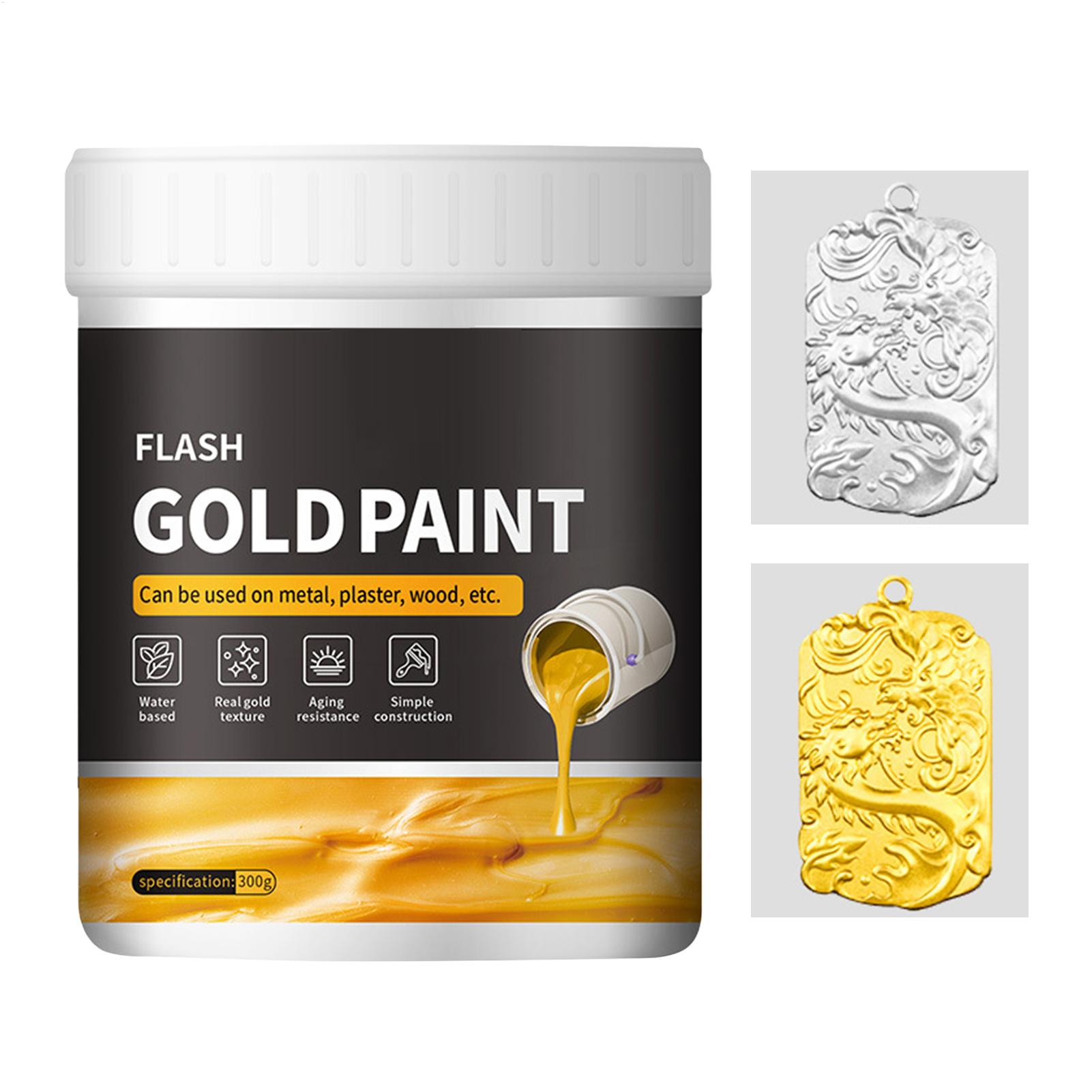 300g Liquid Gold Paint DIY Fas - Art Craft School recension och pris