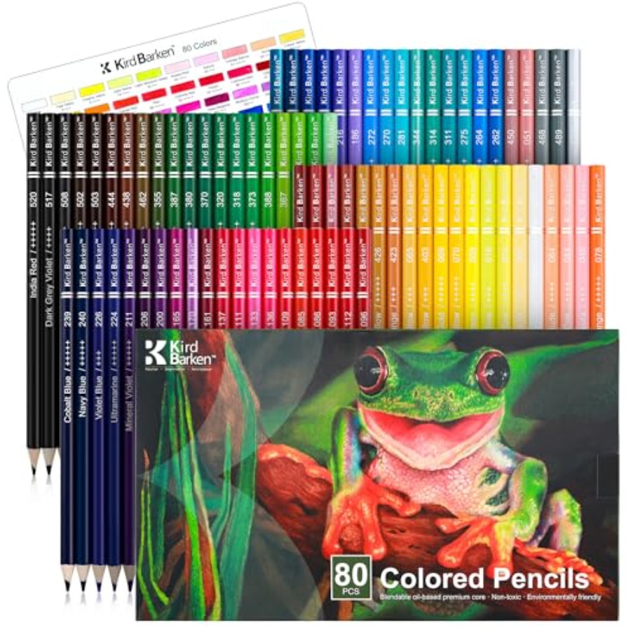 80 Colored Pencils Professiona - Colored Pencil Professional recension och pris