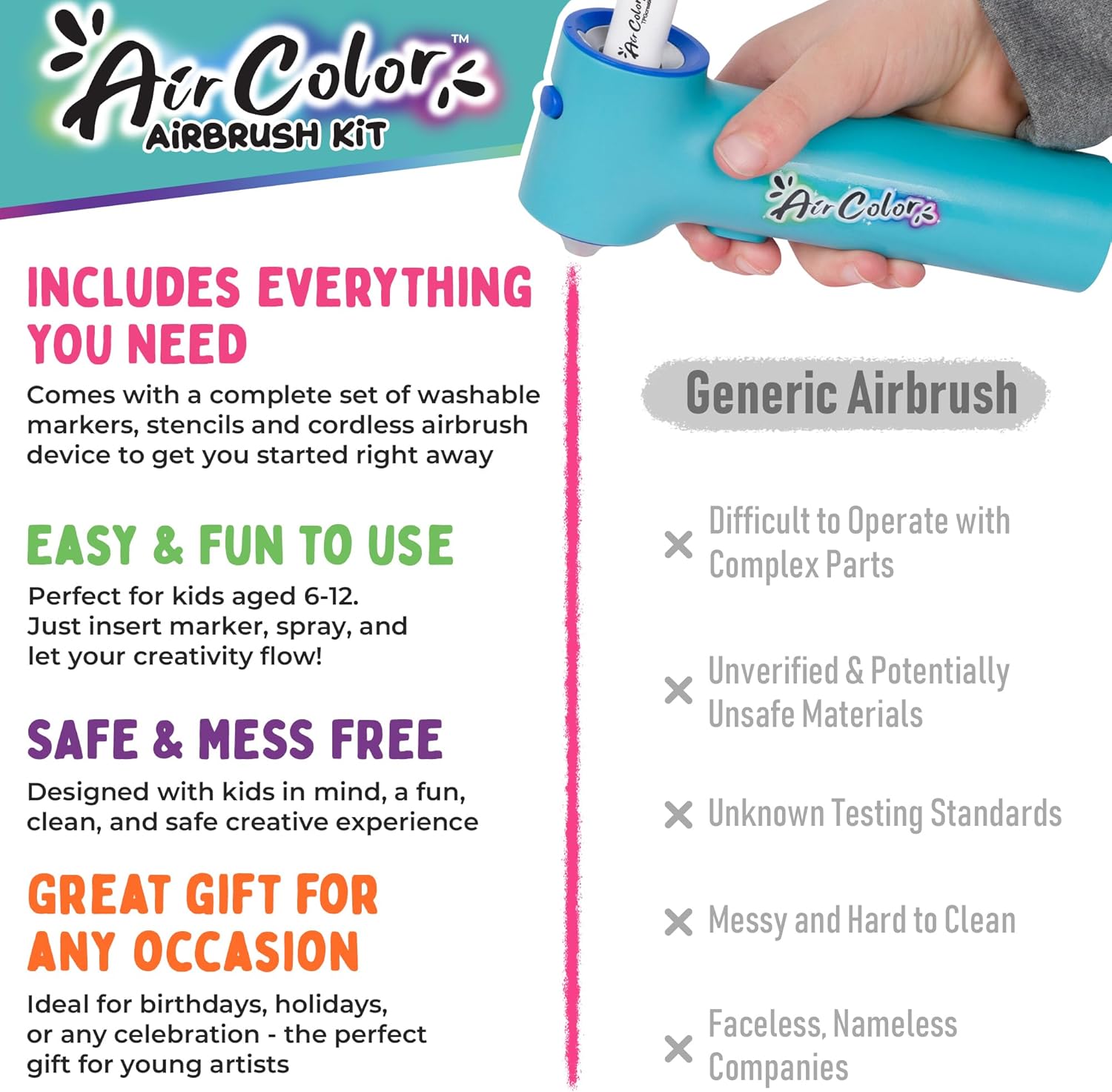 Cordless Airbrush Marker Kit f - Art Craft Kits For Kids recension och pris